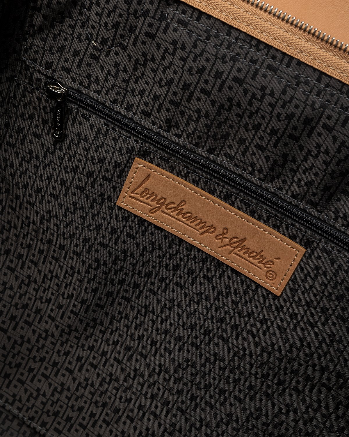 Longchamp x André Saraiva - Le Pliage Cuir André Travel Bag Natural - Accessories - Beige - Image 7