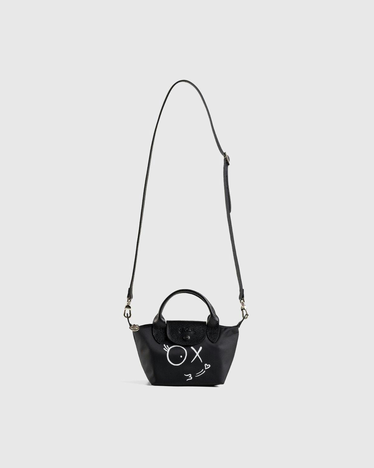 Longchamp x André Saraiva - Le Pliage André Top Handle Bag Black - Accessories - Black - Image 4