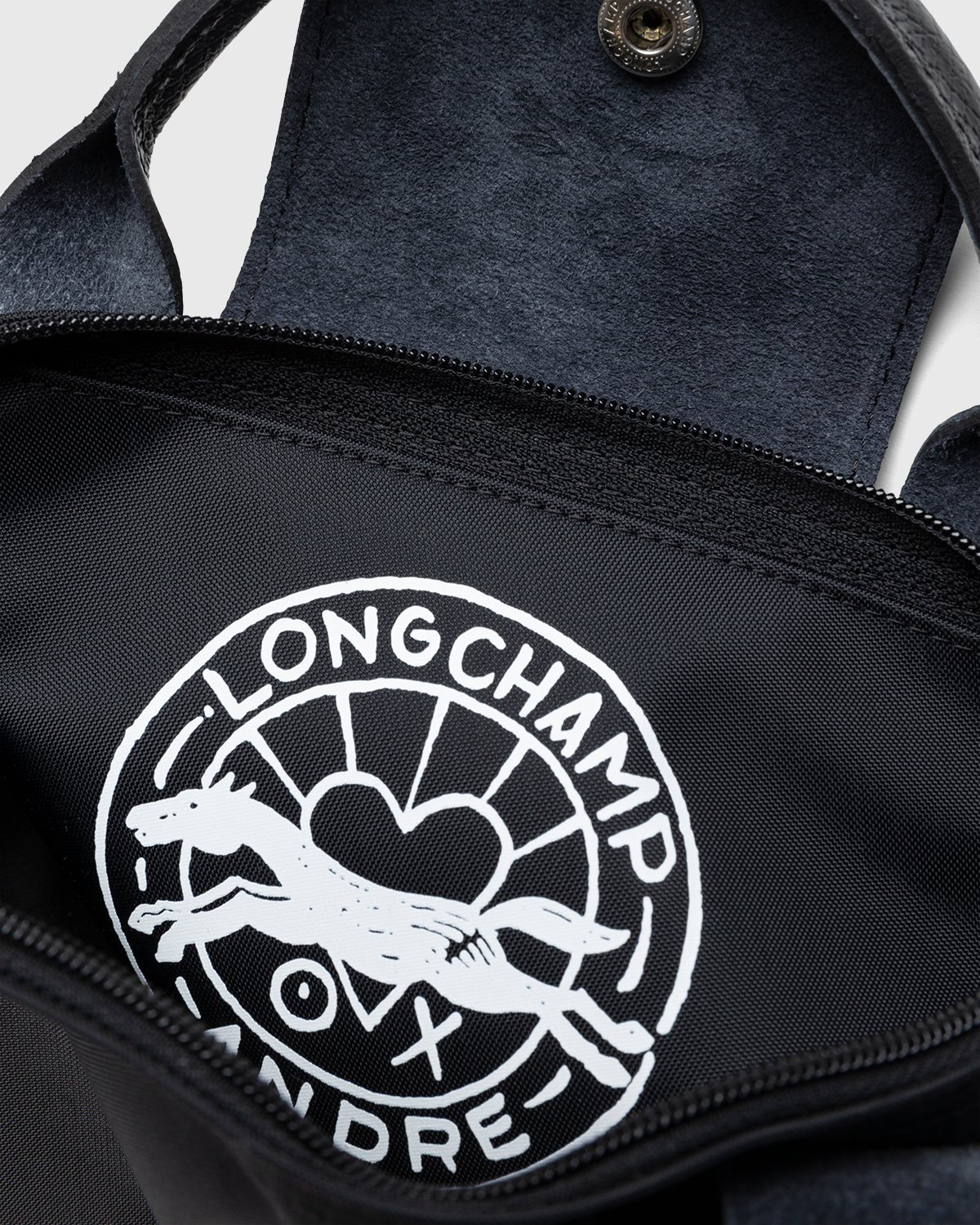 Longchamp x André Saraiva - Le Pliage André Top Handle Bag Black - Accessories - Black - Image 8
