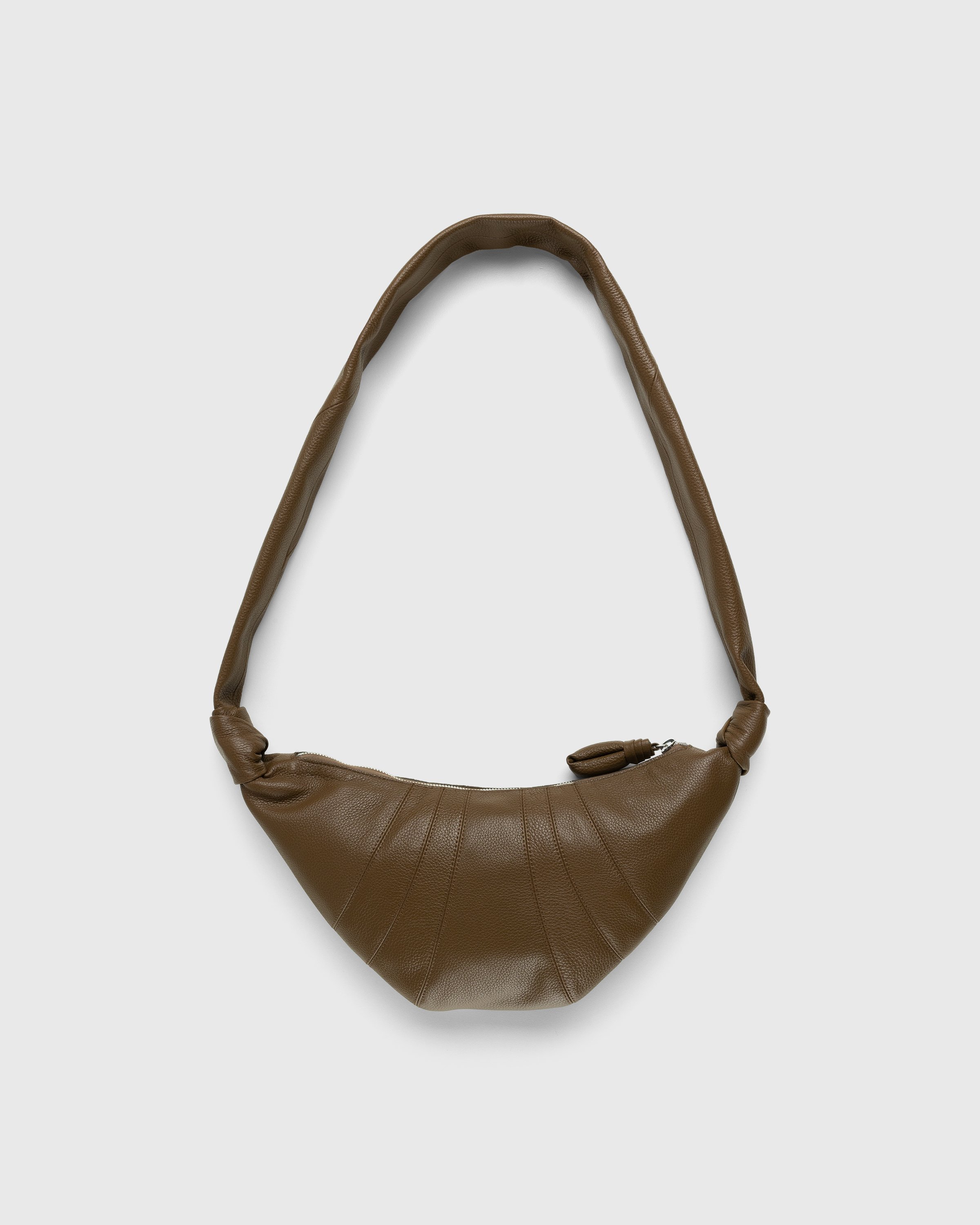 Lemaire - Small Croissant Bag Green - Accessories - Brown - Image 2