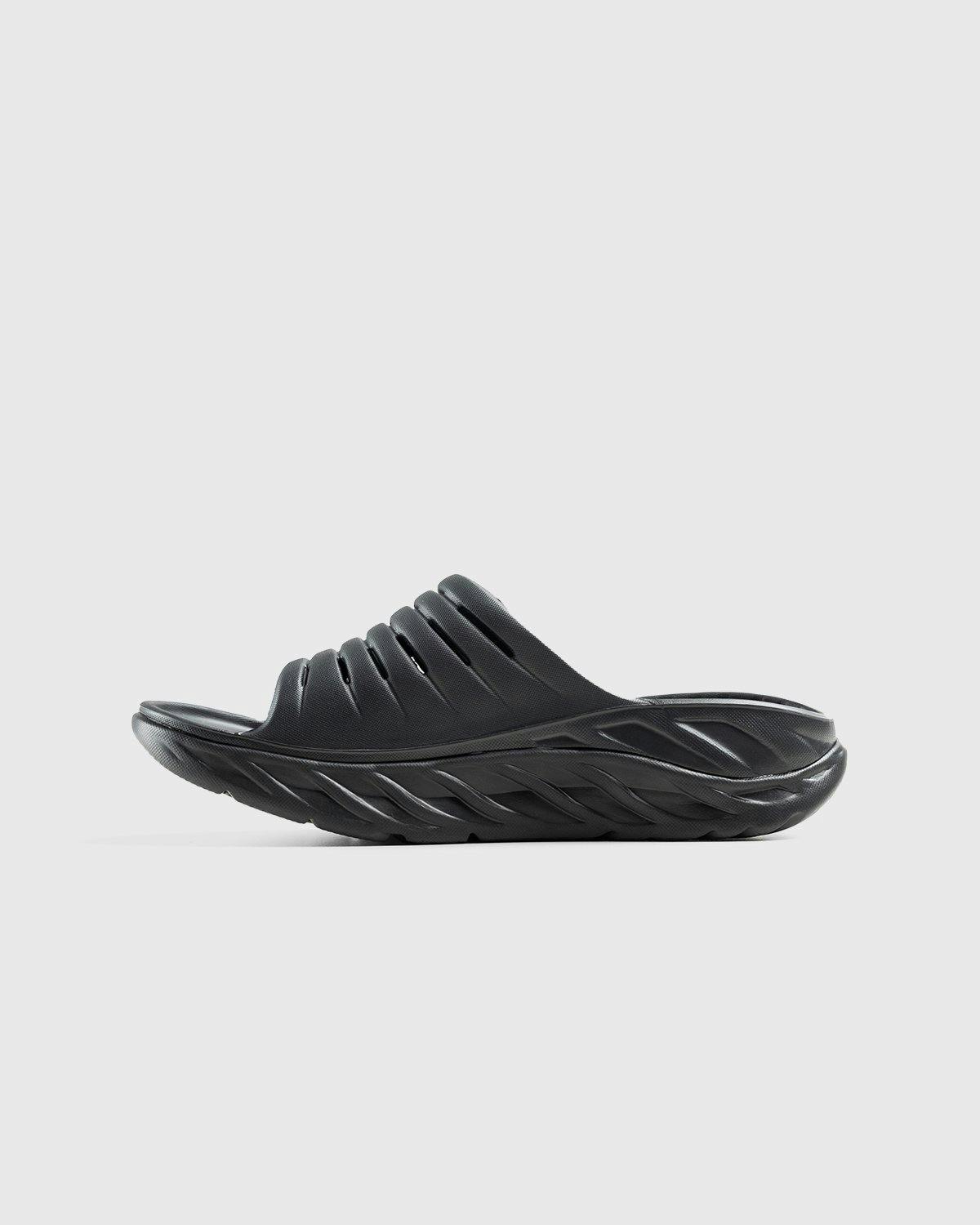 HOKA - ORA Recovery Slide Black / Black - Footwear - Black - Image 2