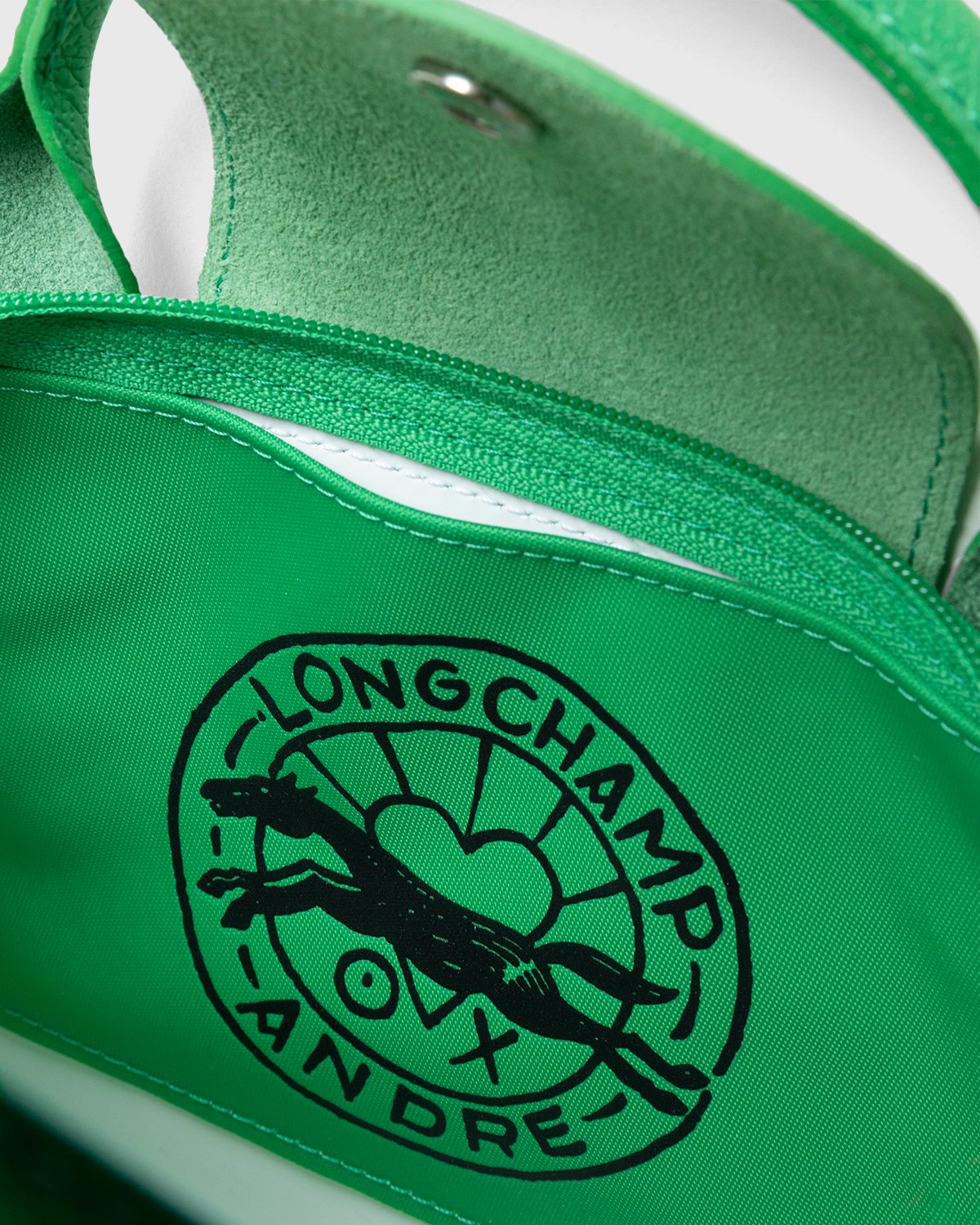 Longchamp x André Saraiva - Le Pliage André Top Handle Bag Green - Accessories - Green - Image 9