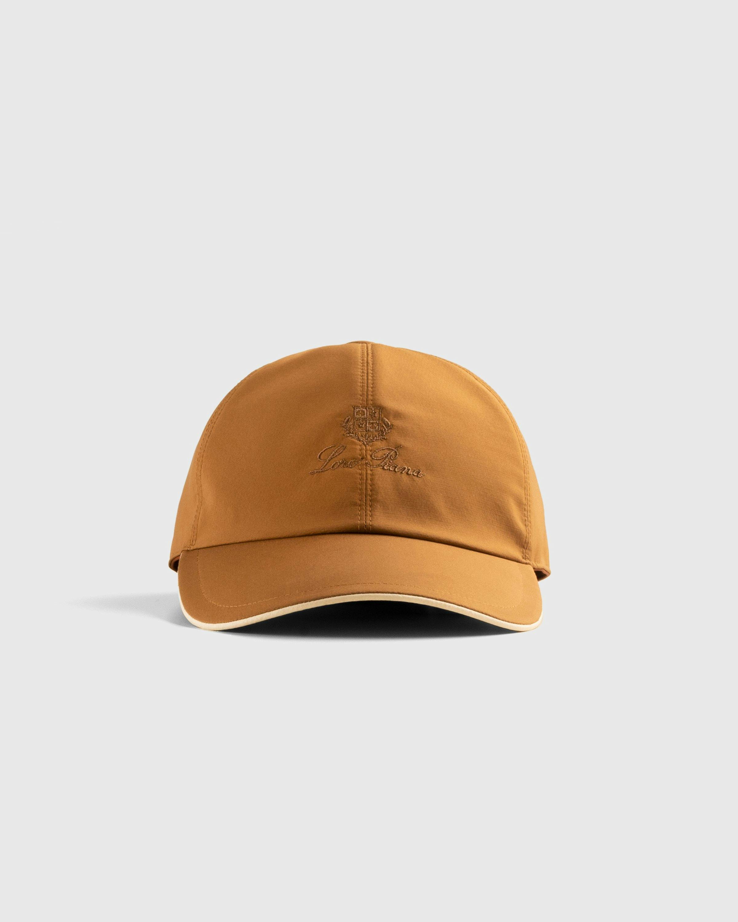 Loro Piana - Bicolor Baseball Cap Pecan / Ivory - Accessories - Orange - Image 2