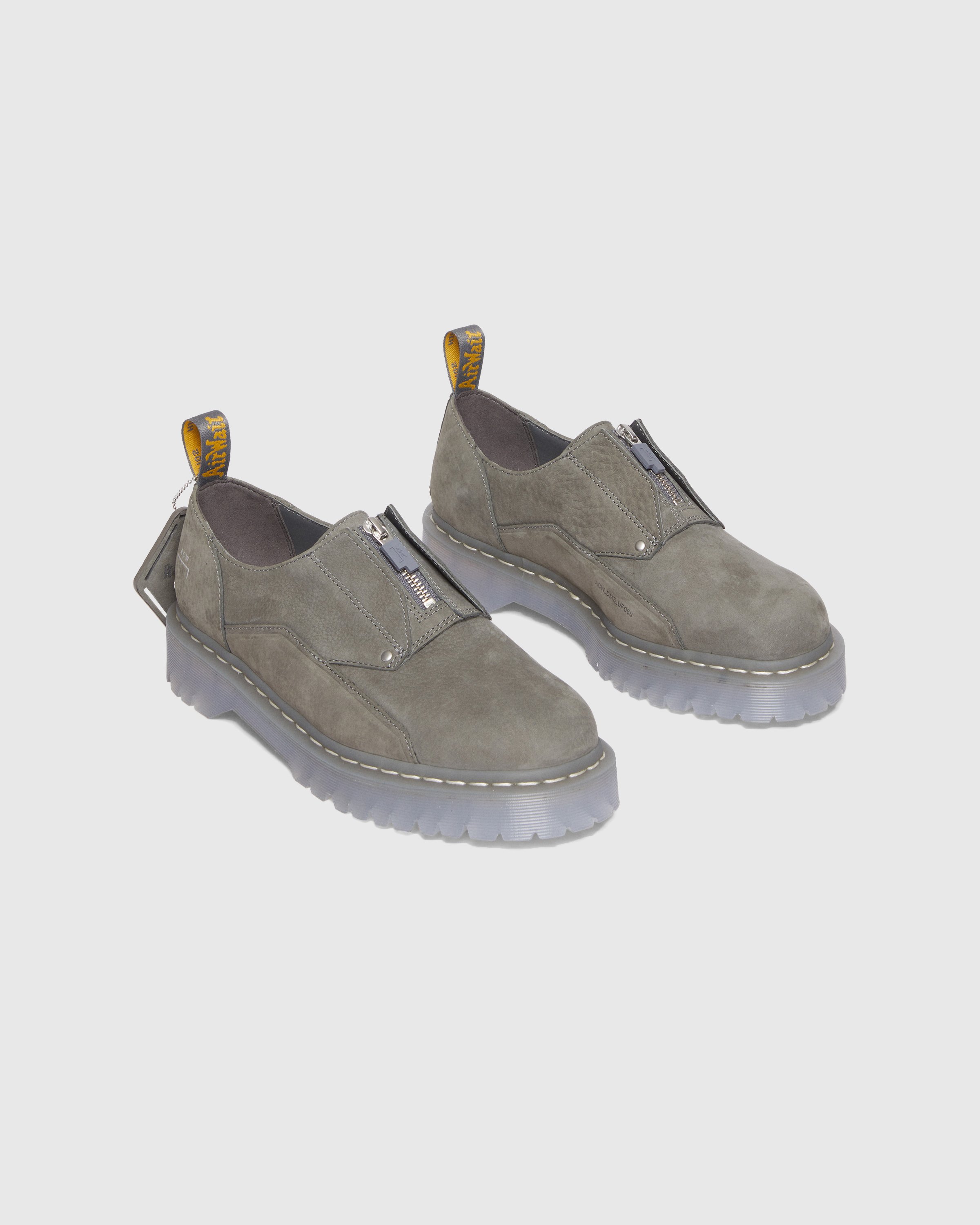 A-Cold-Wall* x Dr. Martens - 1461 BEX Low Mid Grey - Footwear - Grey - Image 3