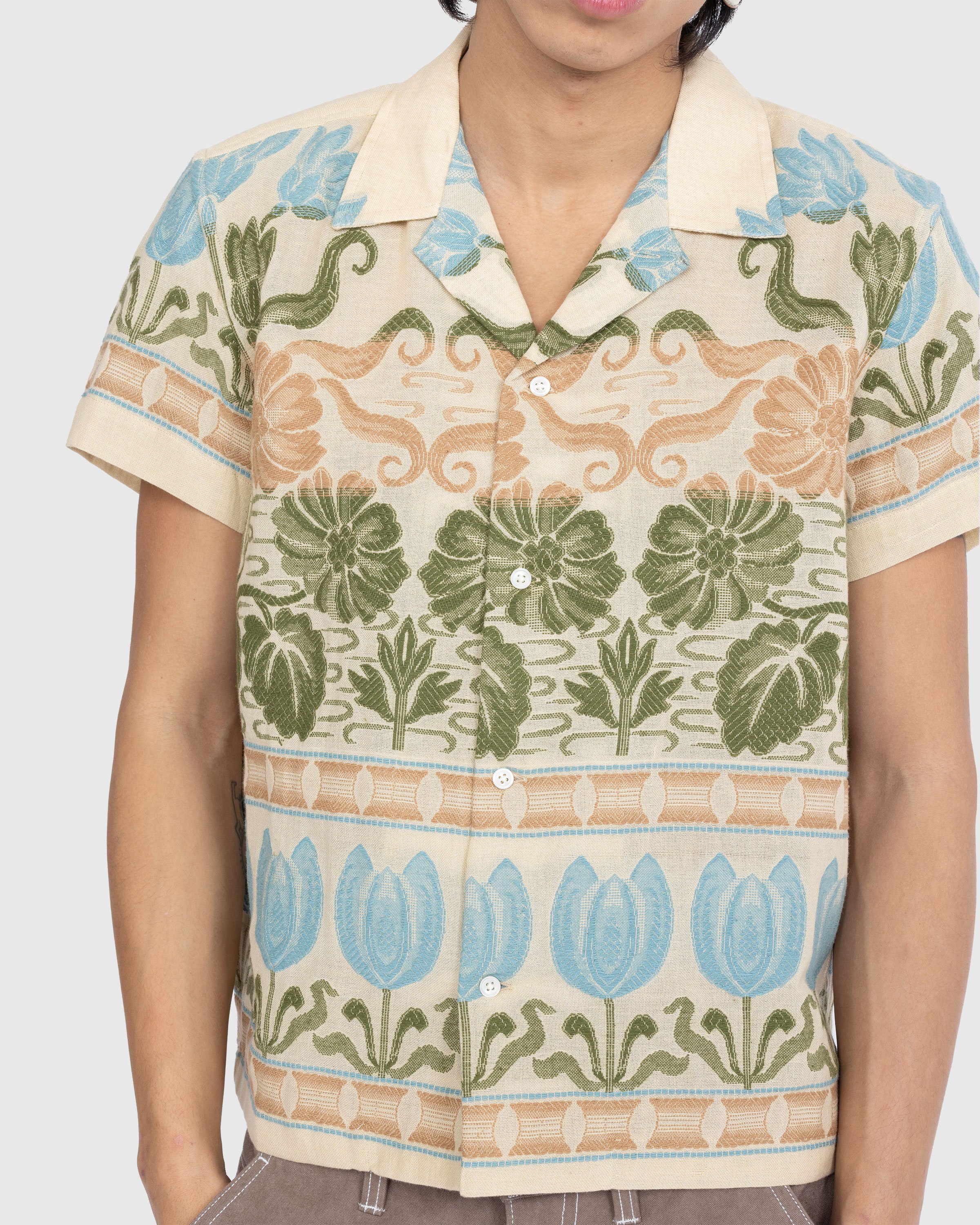 Bode - Tulipa Short-Sleeve Shirt Multi - Shortsleeve Shirts - MULTI - Image 6