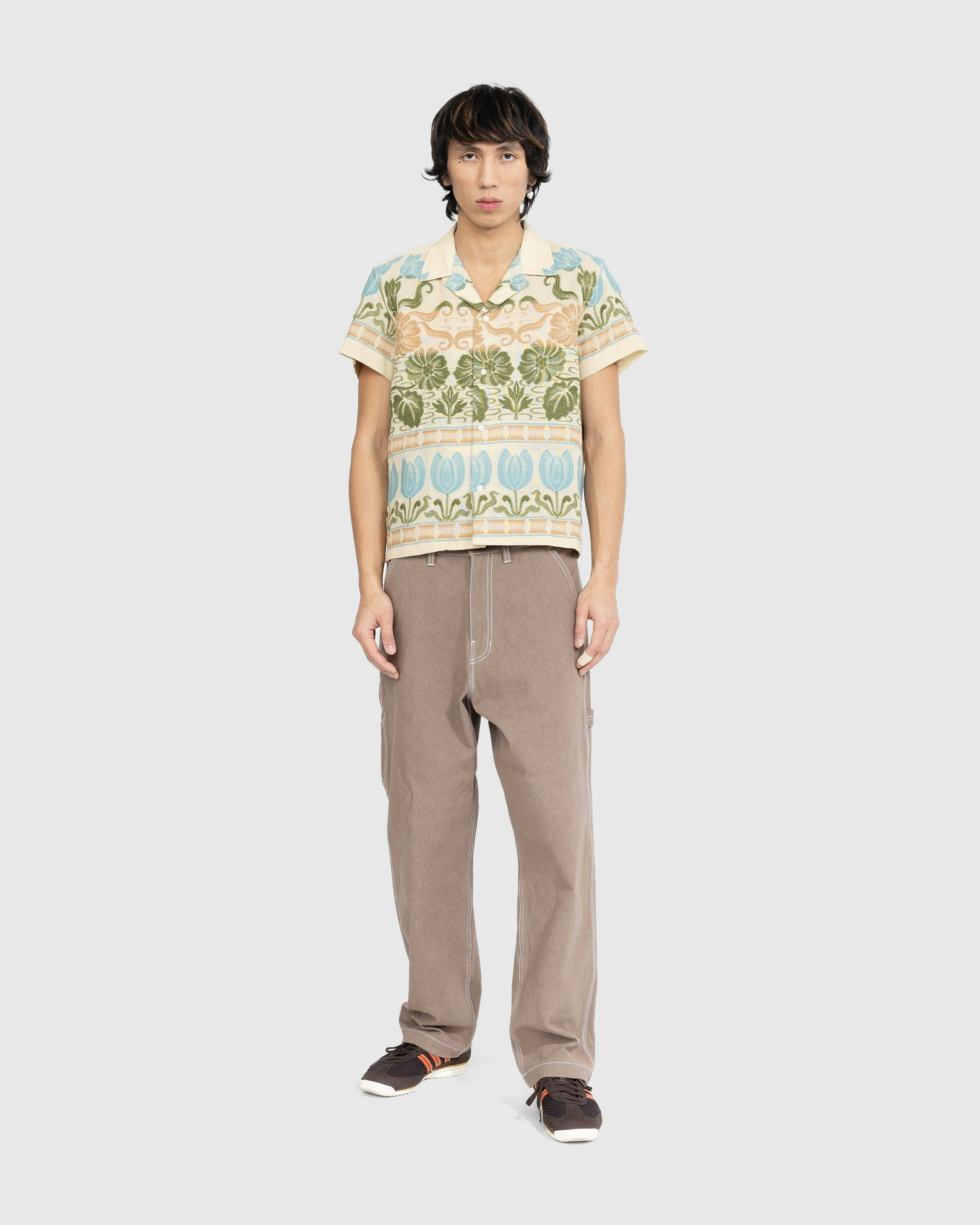 Bode - Tulipa Short-Sleeve Shirt Multi - Shortsleeve Shirts - MULTI - Image 3