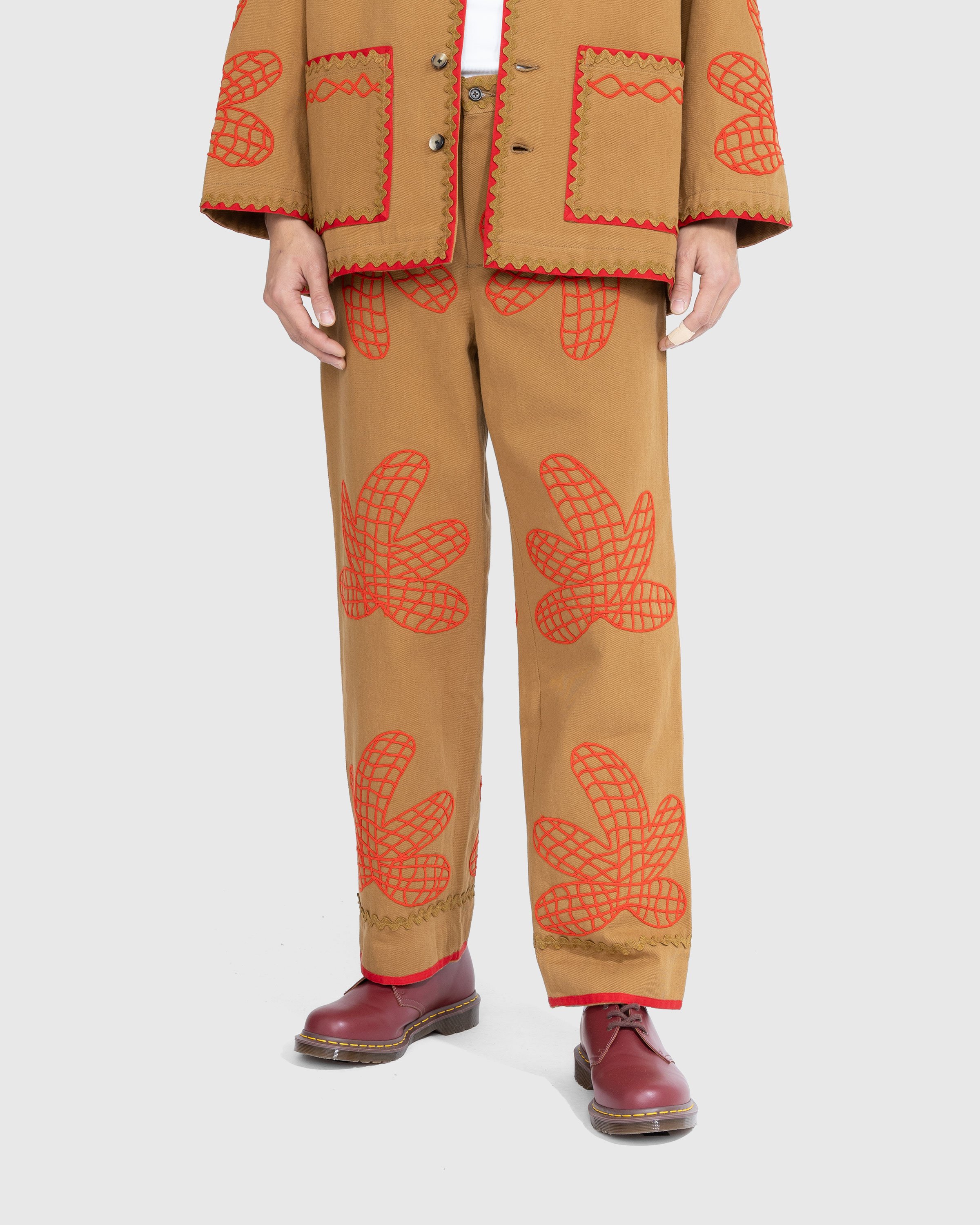 Bode - Field Maple Trousers Brown/Red - Trousers - Multi - Image 2