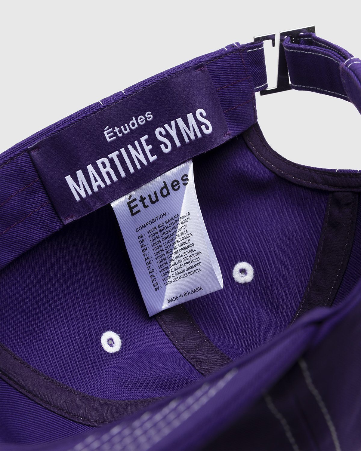Martine Syms x Études - Booster MS Purple Cap - Accessories - Purple - Image 6