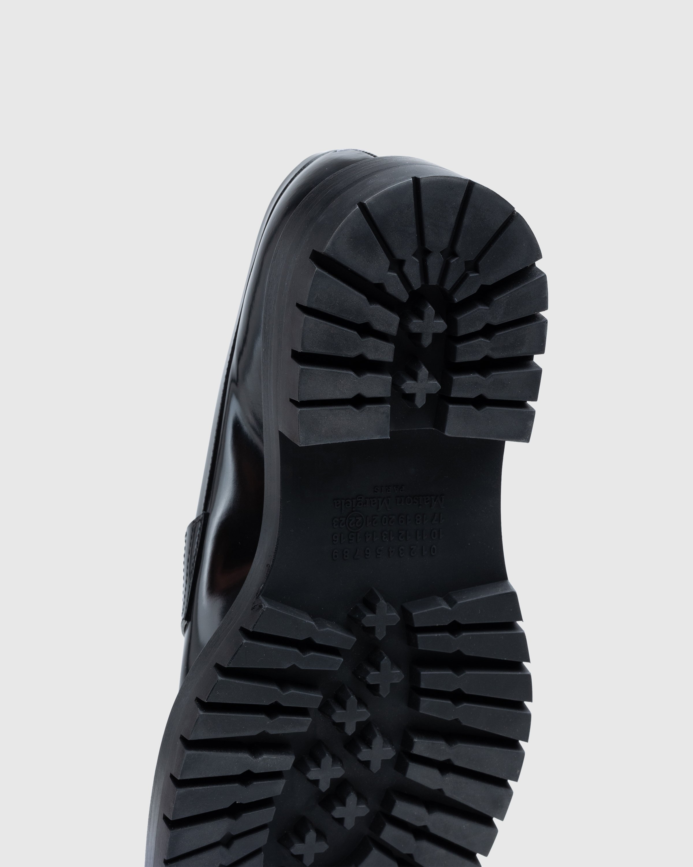 Maison Margiela - Leather Tabi Loafers Black - Footwear - Black - Image 6