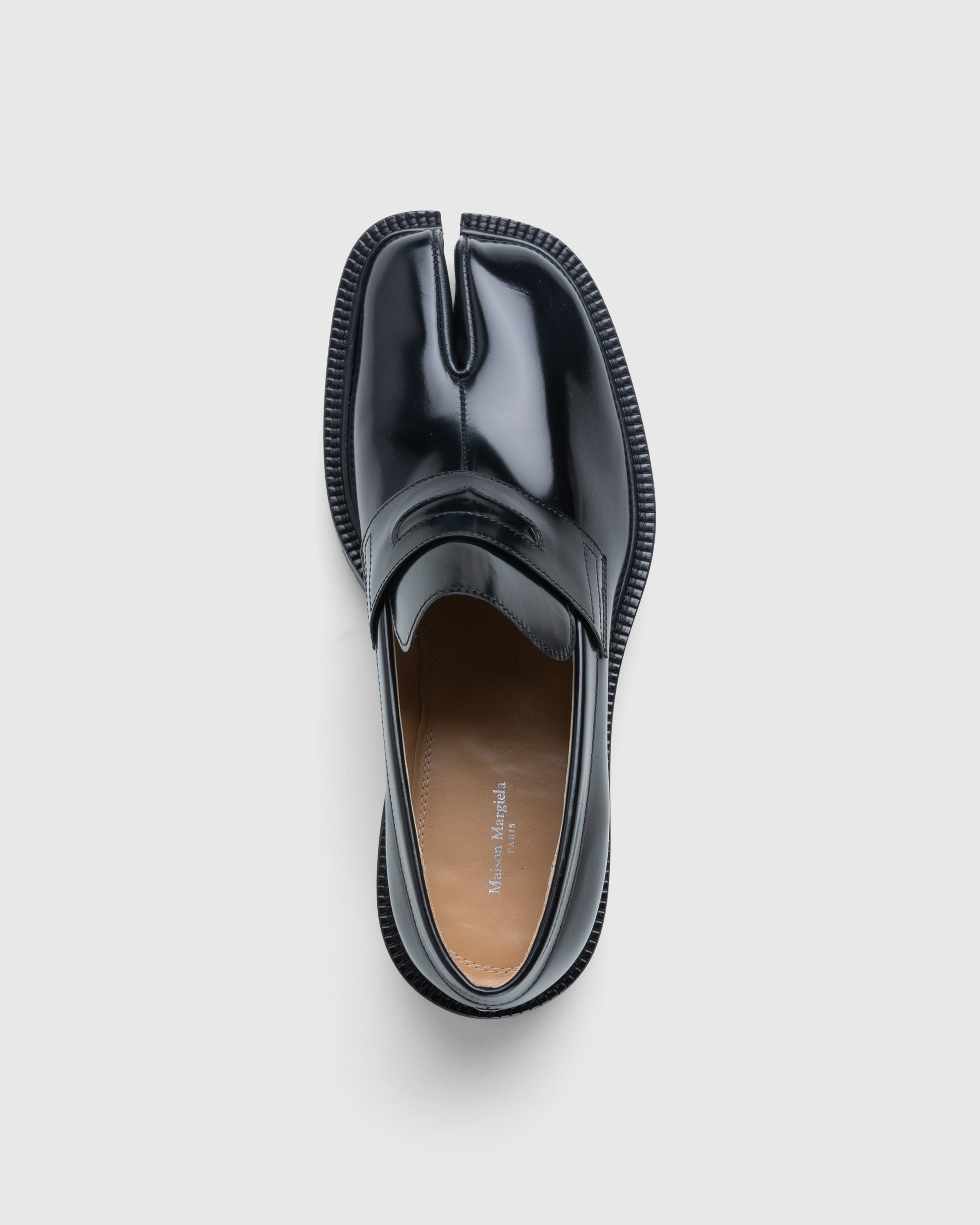 Maison Margiela - Leather Tabi Loafers Black - Footwear - Black - Image 5