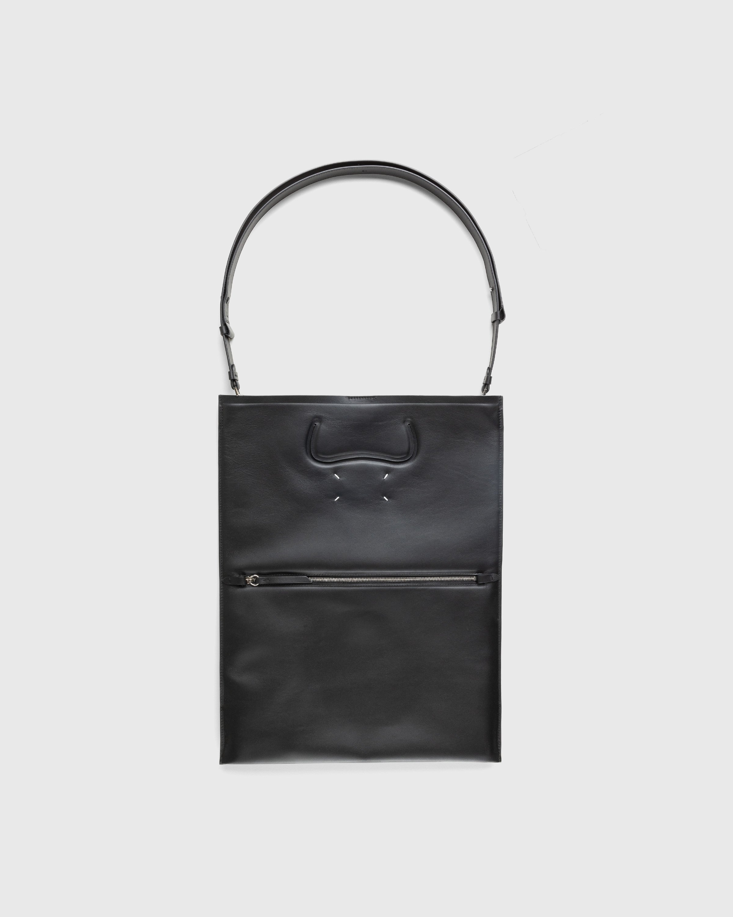 Maison Margiela - Tabi Soft Leather Tote Black - Accessories - Black - Image 2