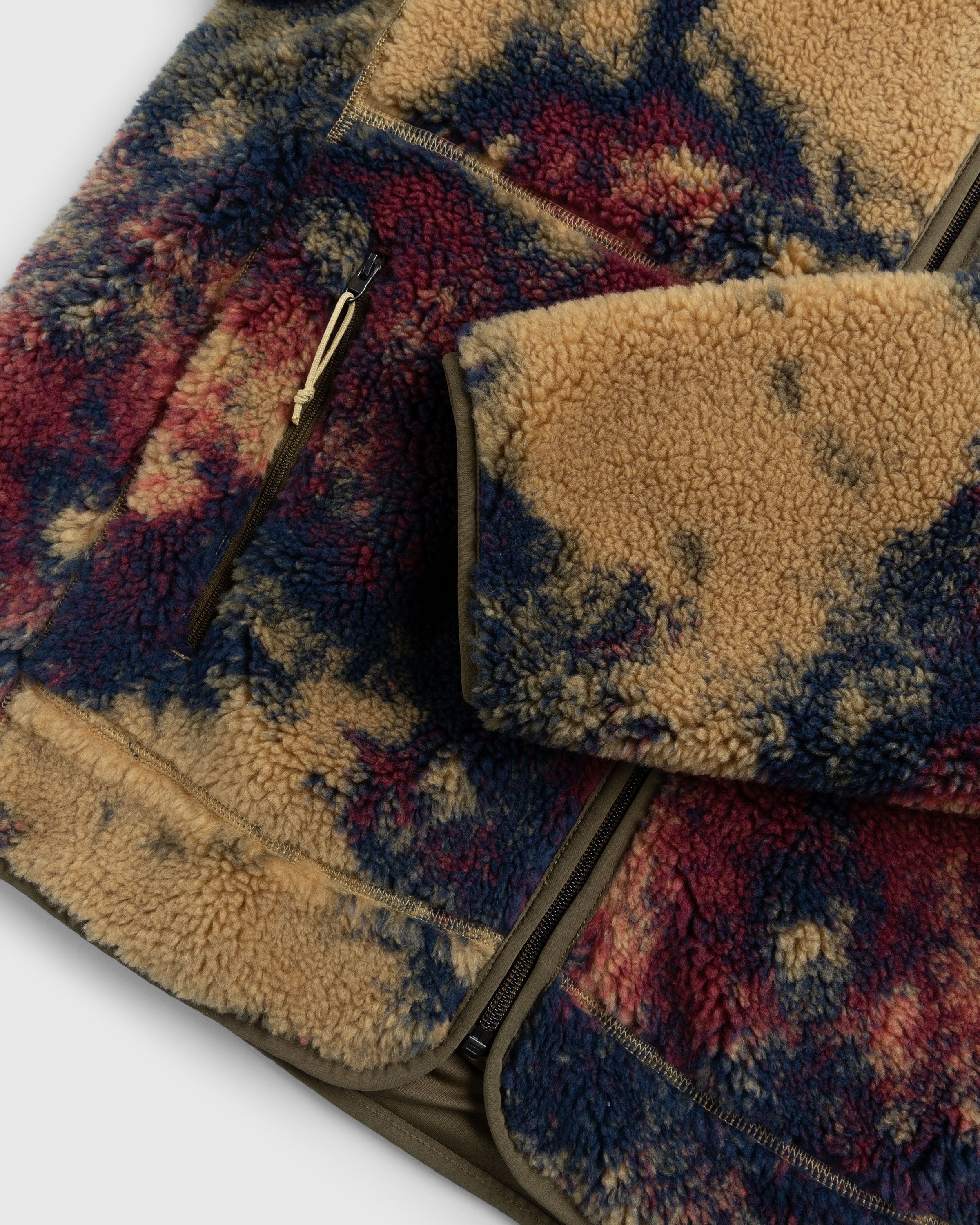 The North Face - Jacquard Extreme Pile Full-Zip Jacket Antelope Tan/Ice Dye Print - Clothing - Multi - Image 5