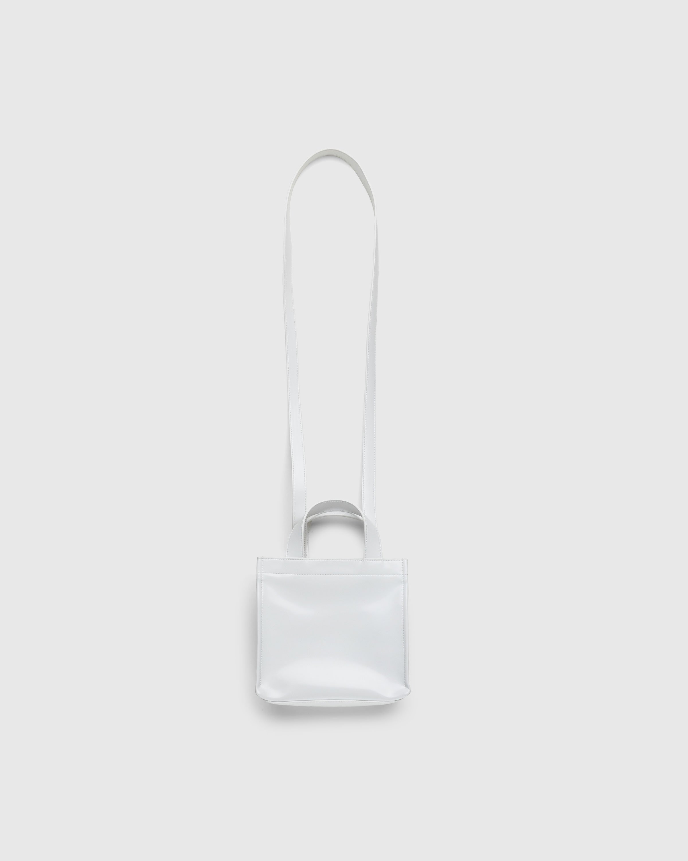 Acne Studios - Mini Logo Tote Bag White - Accessories - White - Image 2