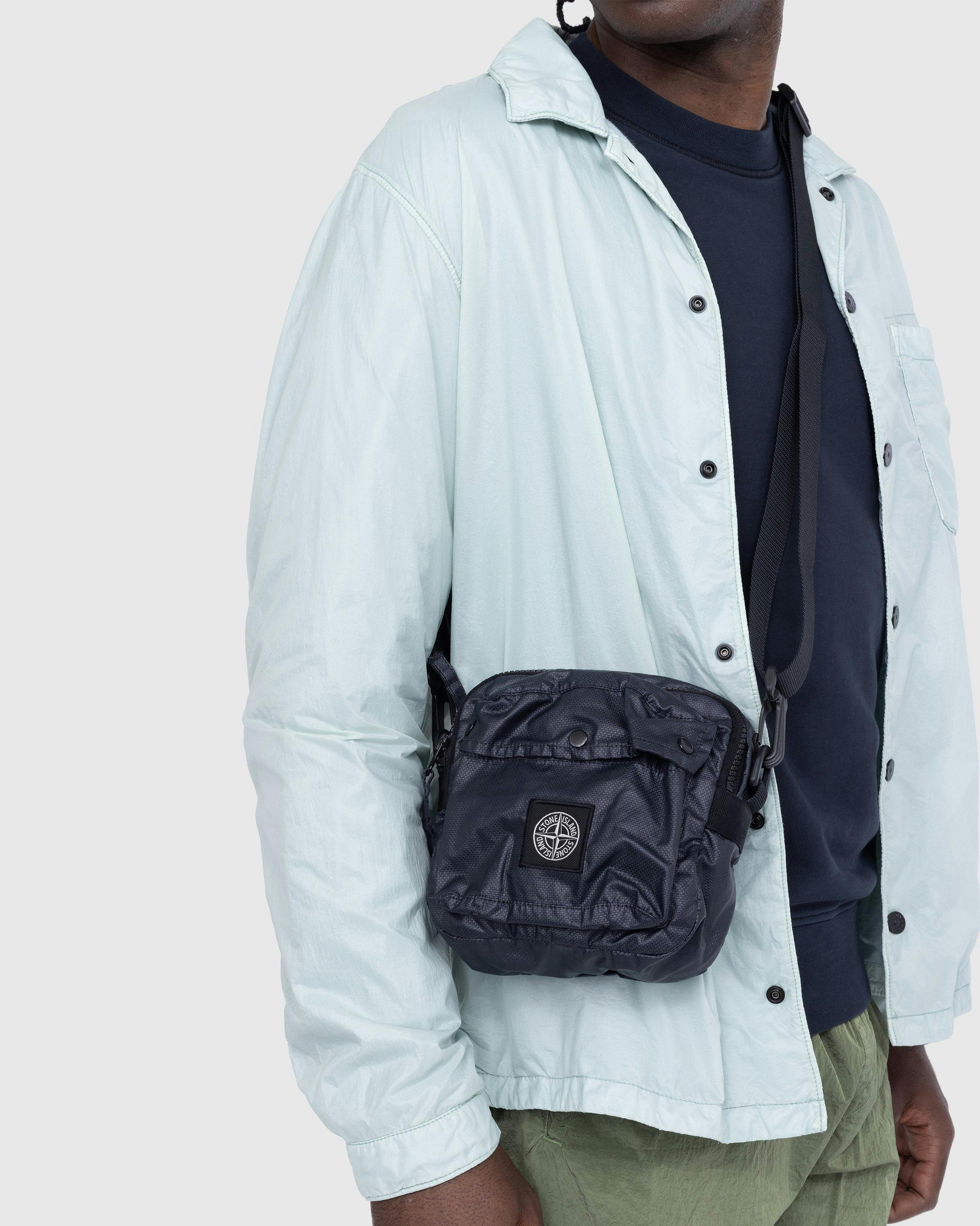 Stone Island - Marsupio Tracolla Blue 781590270 - Accessories - Blue - Image 3