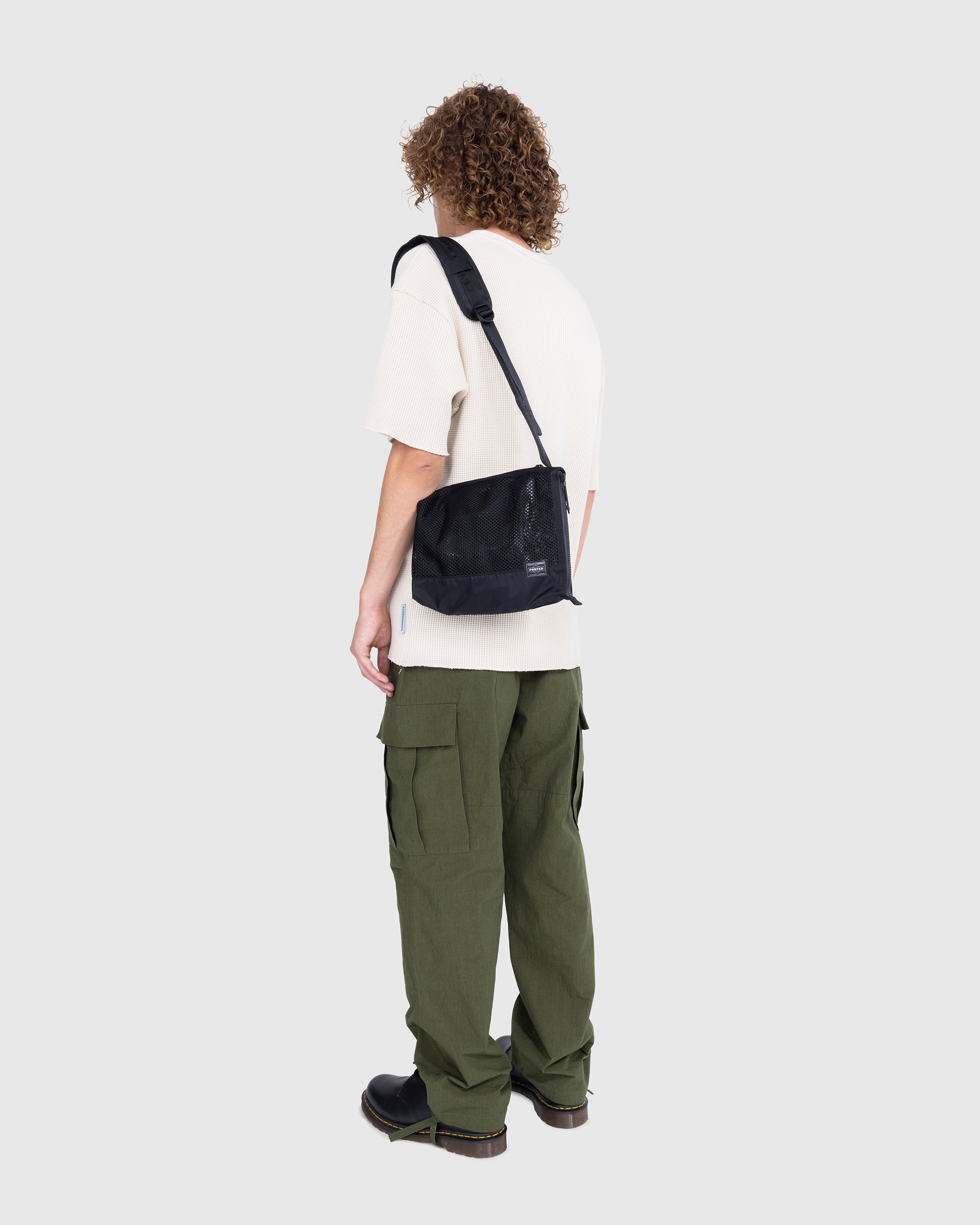 Porter-Yoshida & Co. - Screen Front Side Bag Black - Accessories - Black - Image 4
