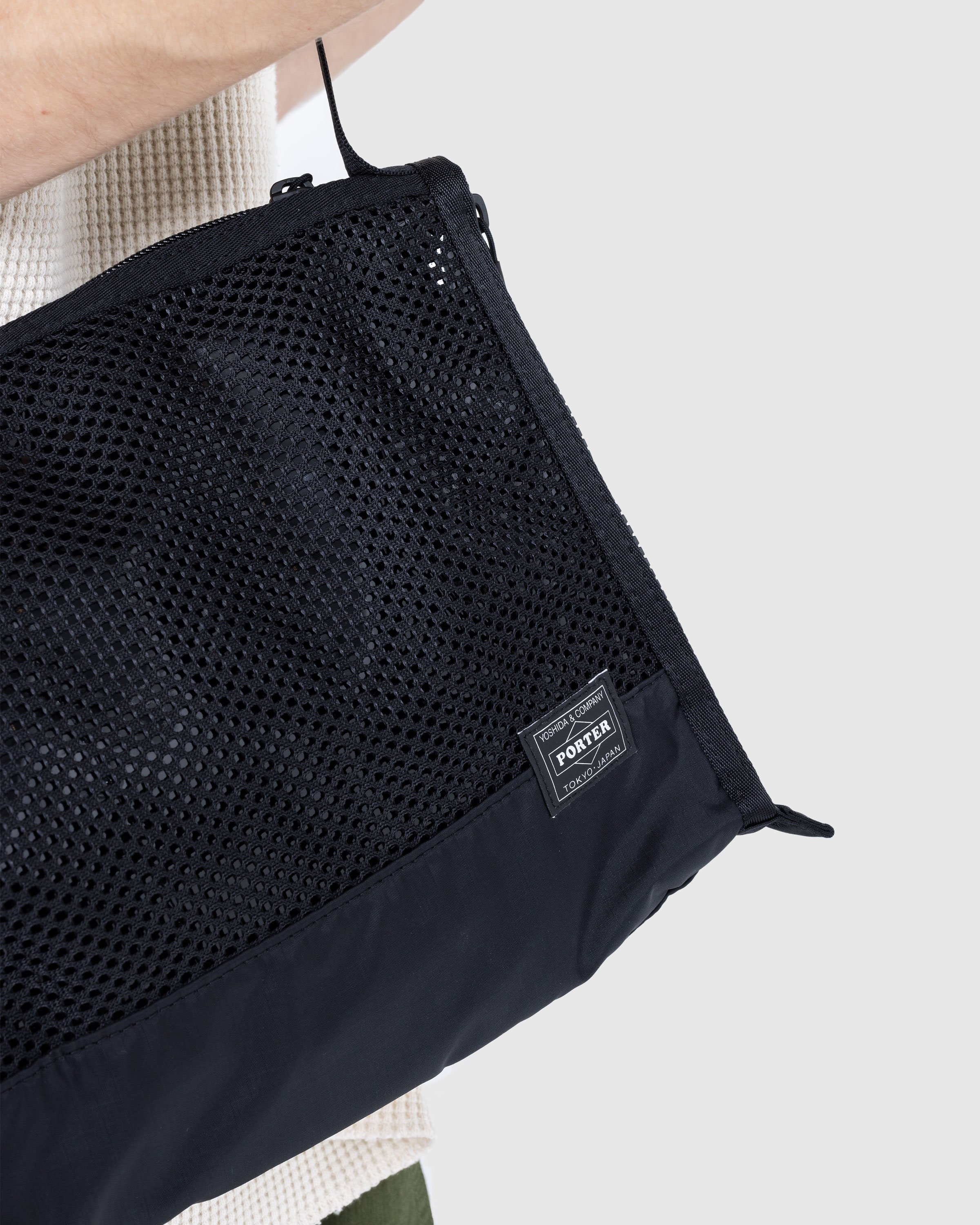 Porter-Yoshida & Co. - Screen Front Side Bag Black - Accessories - Black - Image 3