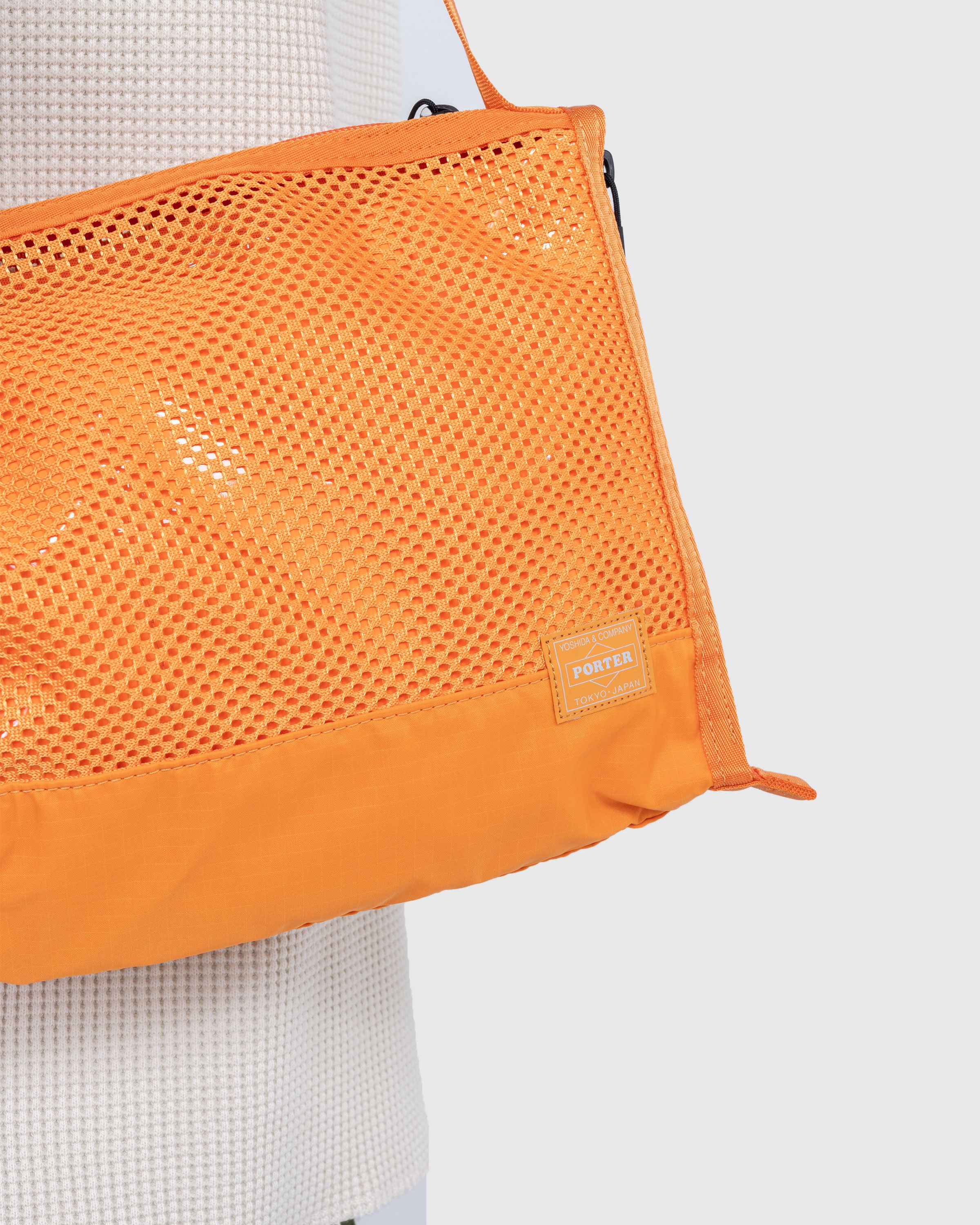 Porter-Yoshida & Co. - Screen Front Side Bag Orange - Accessories - Orange - Image 3