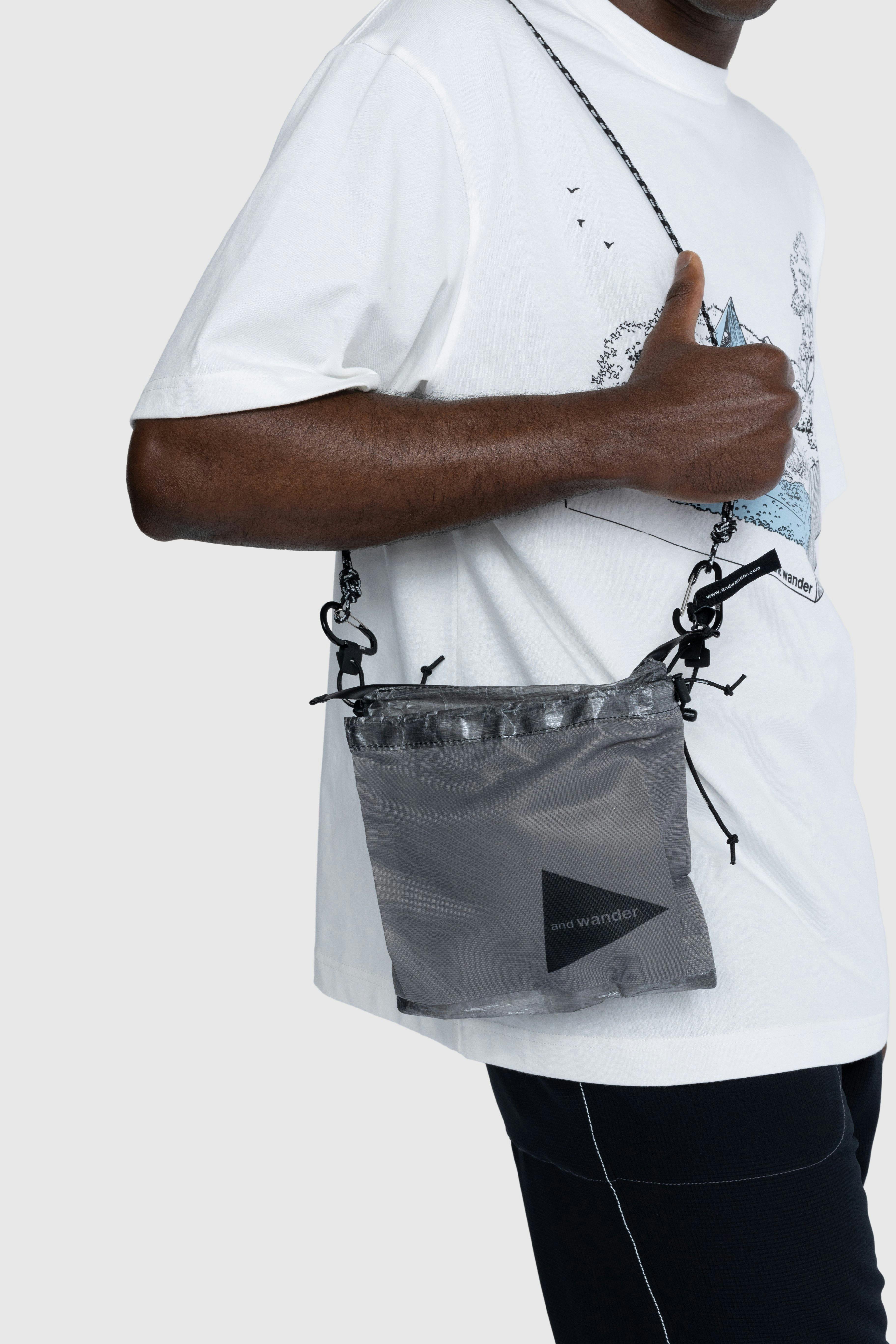And Wander - Dyneema Sacoche Charcoal - Accessories - Grey - Image 6