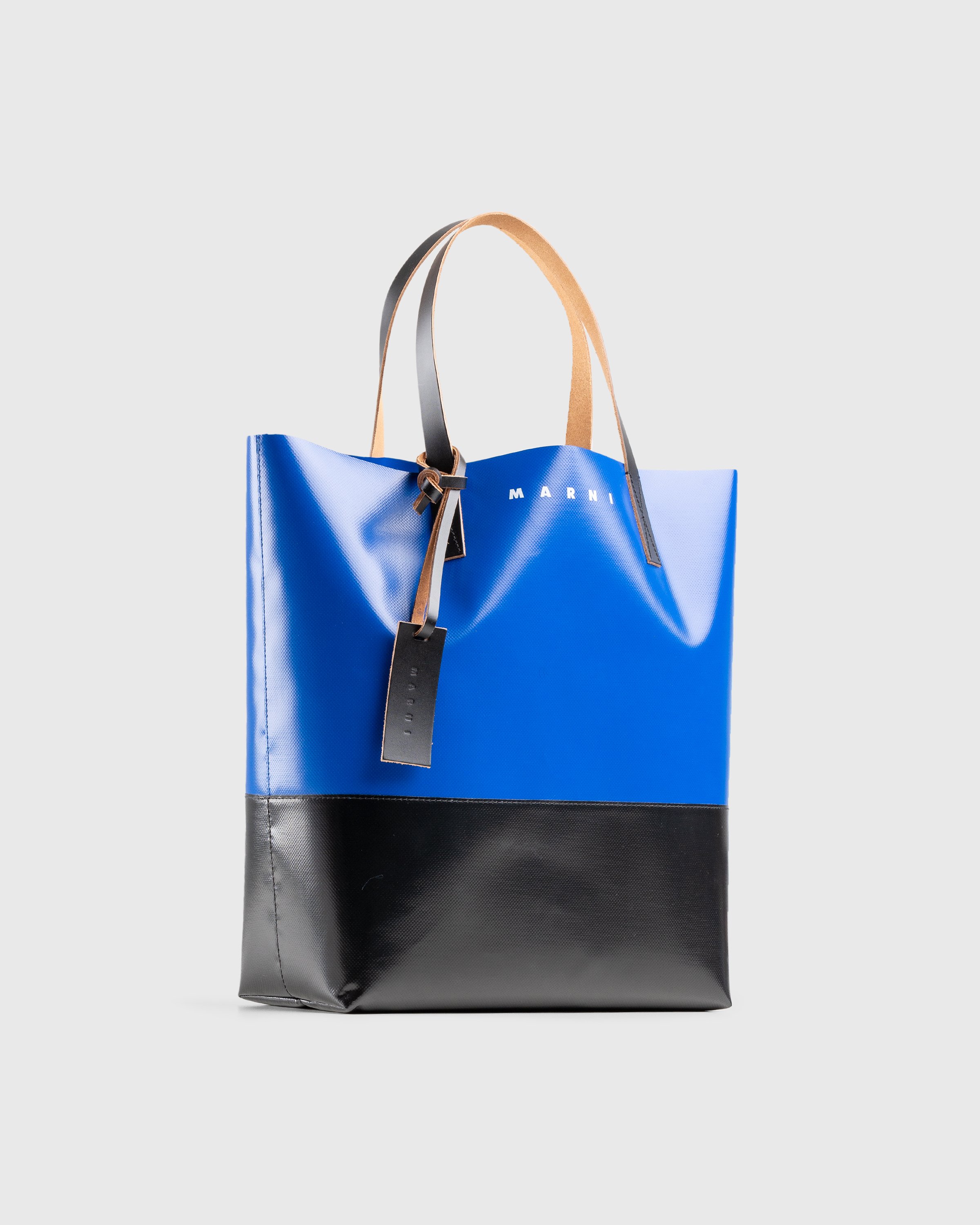 Marni - Tribeca Two-Tone Tote Bag Blue - Accessories - Blue - Image 2