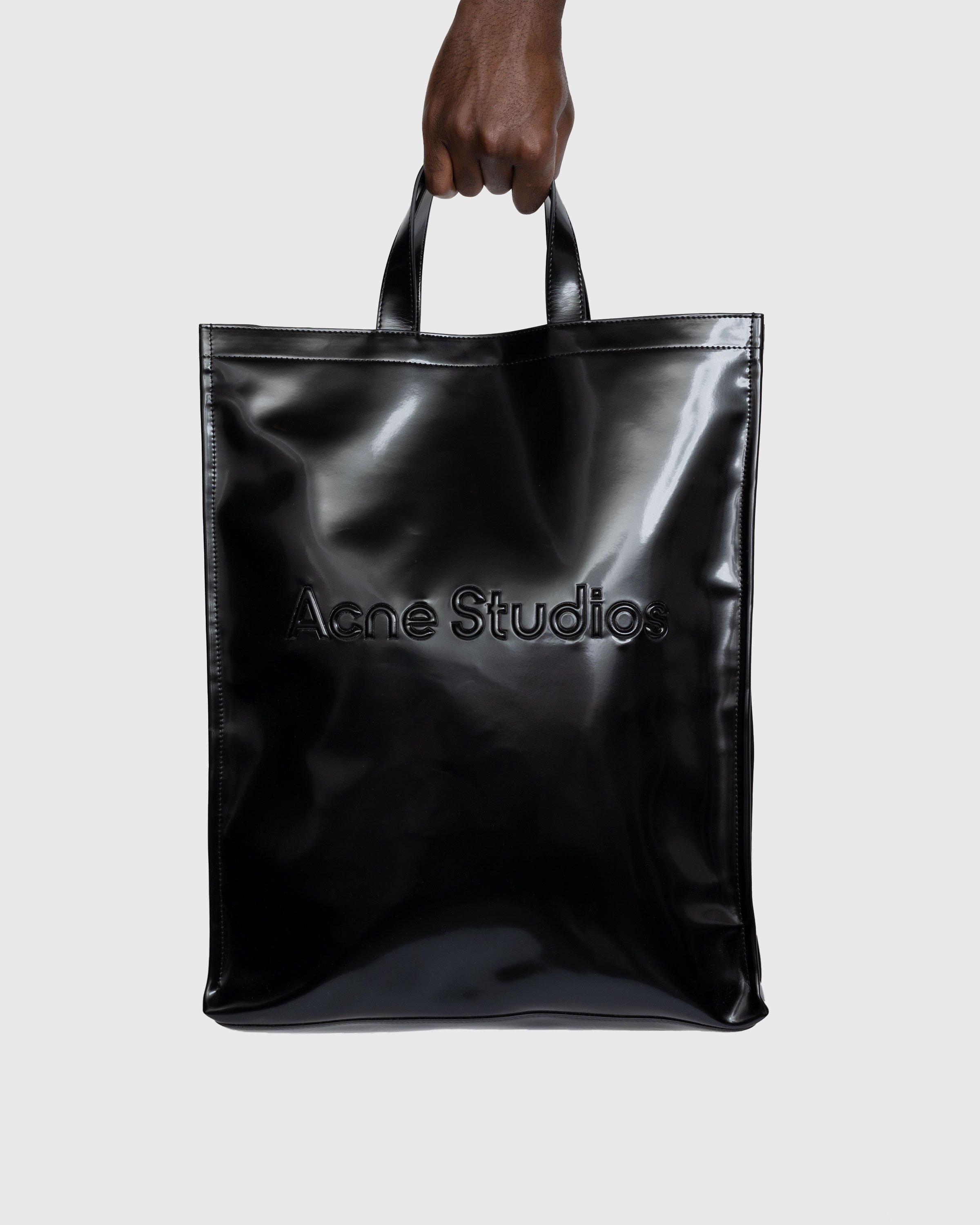 Acne Studios - Logo Tote Bag Black - Accessories - Black - Image 3