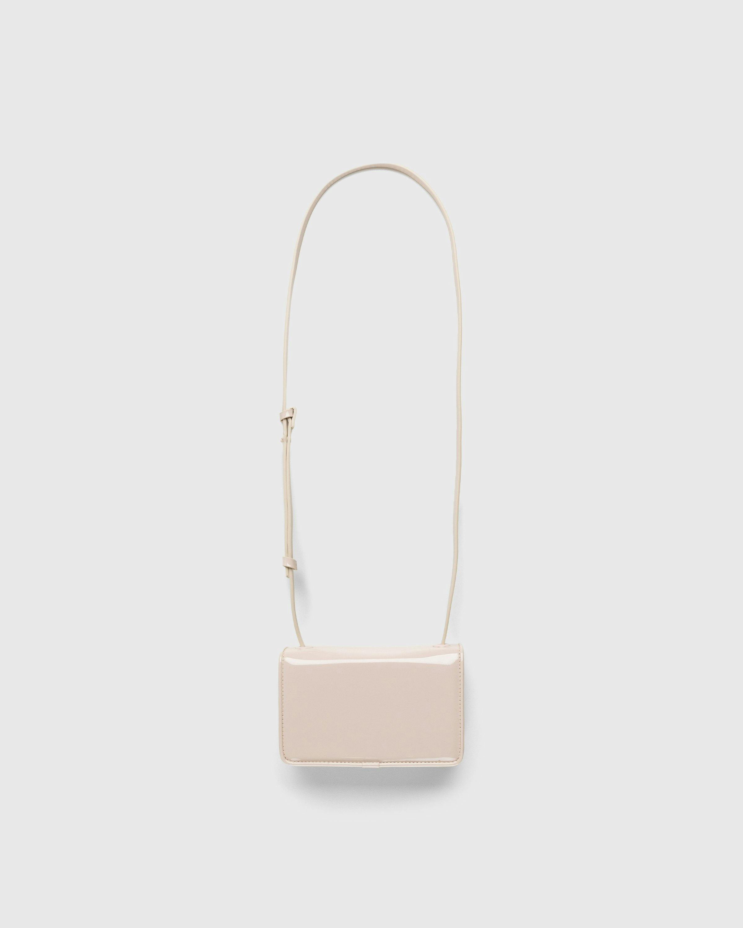 Acne Studios - Mini Crossbody Face Bag Light Beige/Purple - Accessories - Beige - Image 2