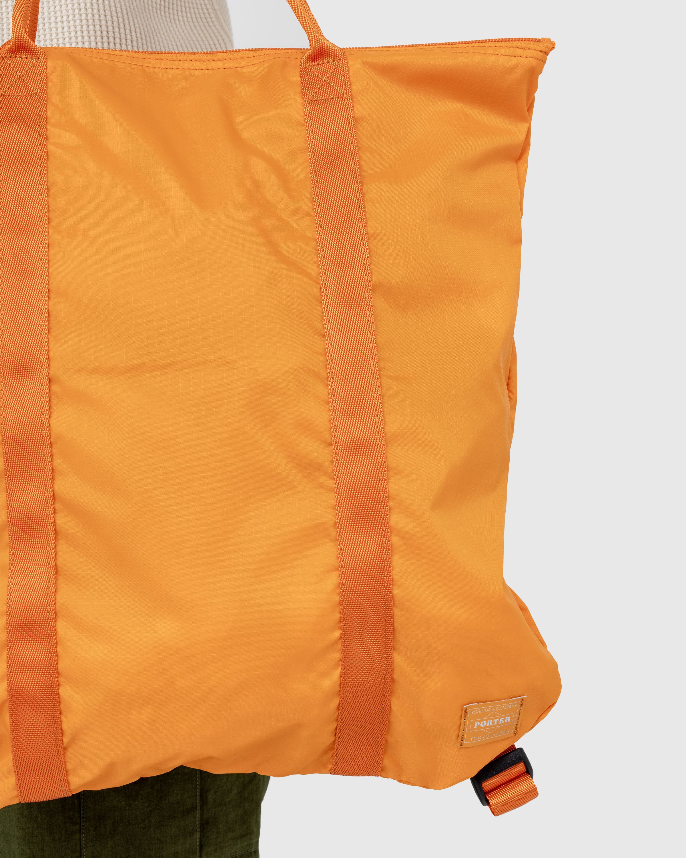 Porter-Yoshida & Co. - Flex 2-Way Tote Bag Orange - Accessories - Orange - Image 5