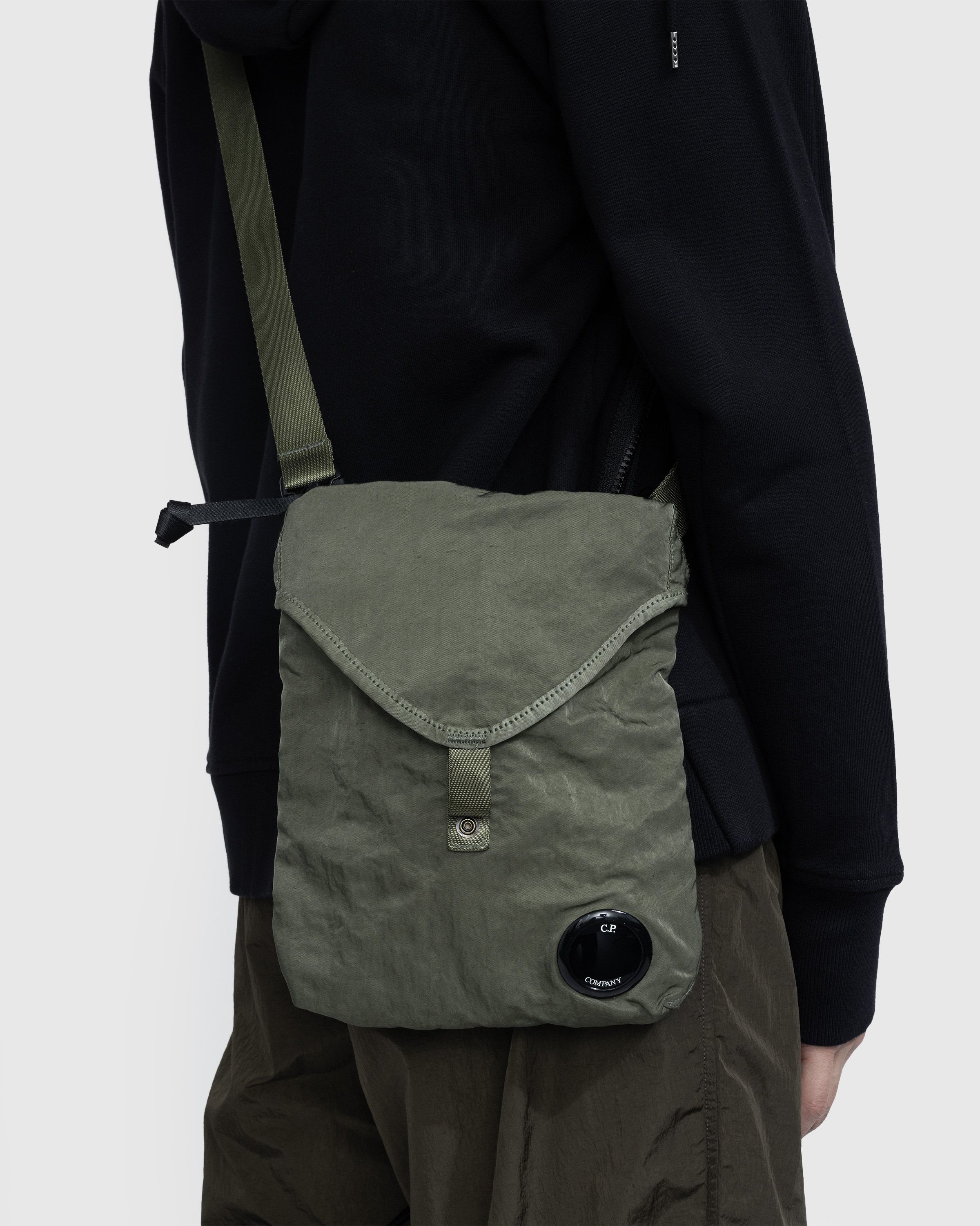 C.P. Company - Nylon B Crossbody Bag Green - Accessories - Green - Image 3