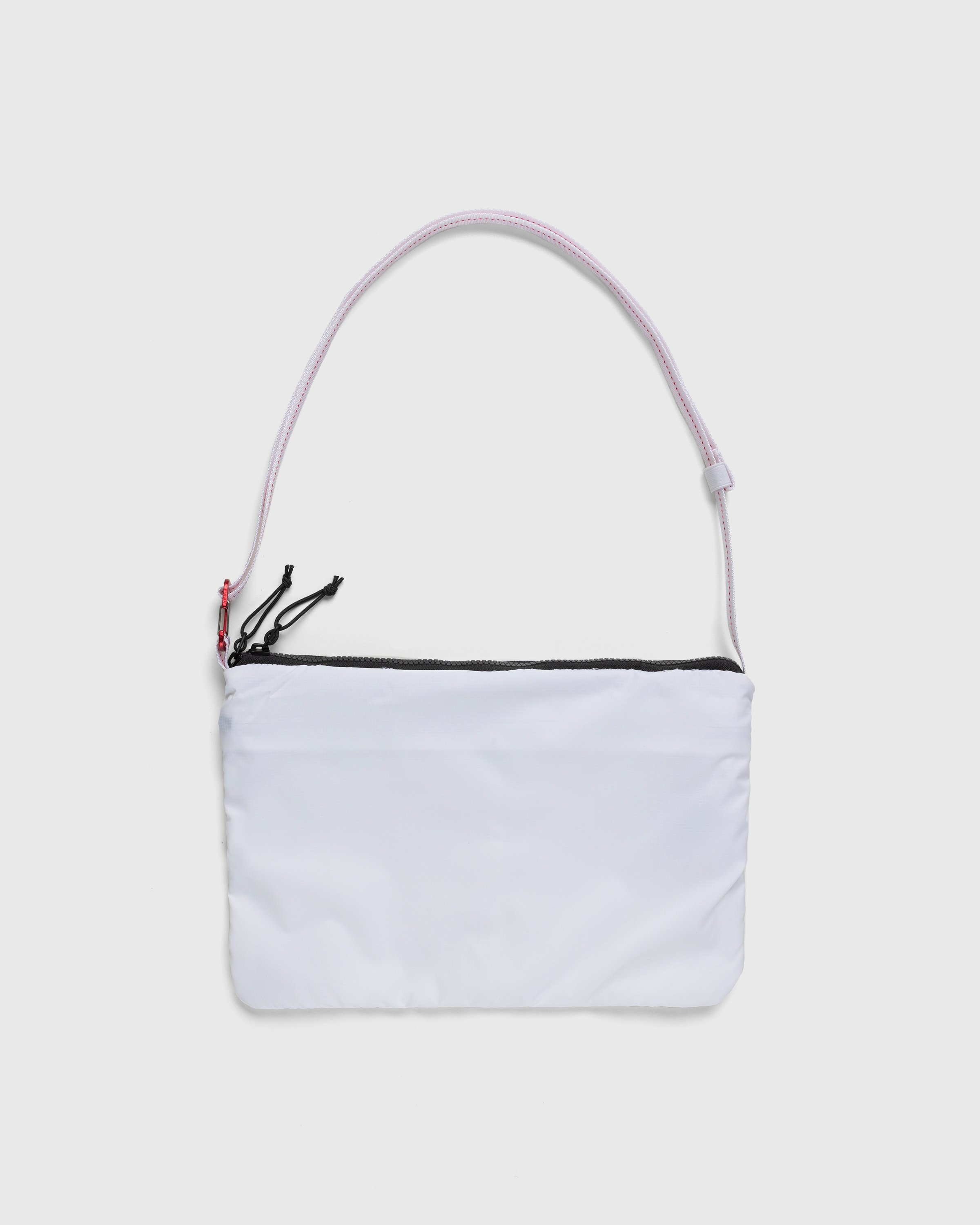 The North Face - Flyweight Shoulder Bag White/Asphalt Grey/Red - Accessories - White - Image 2
