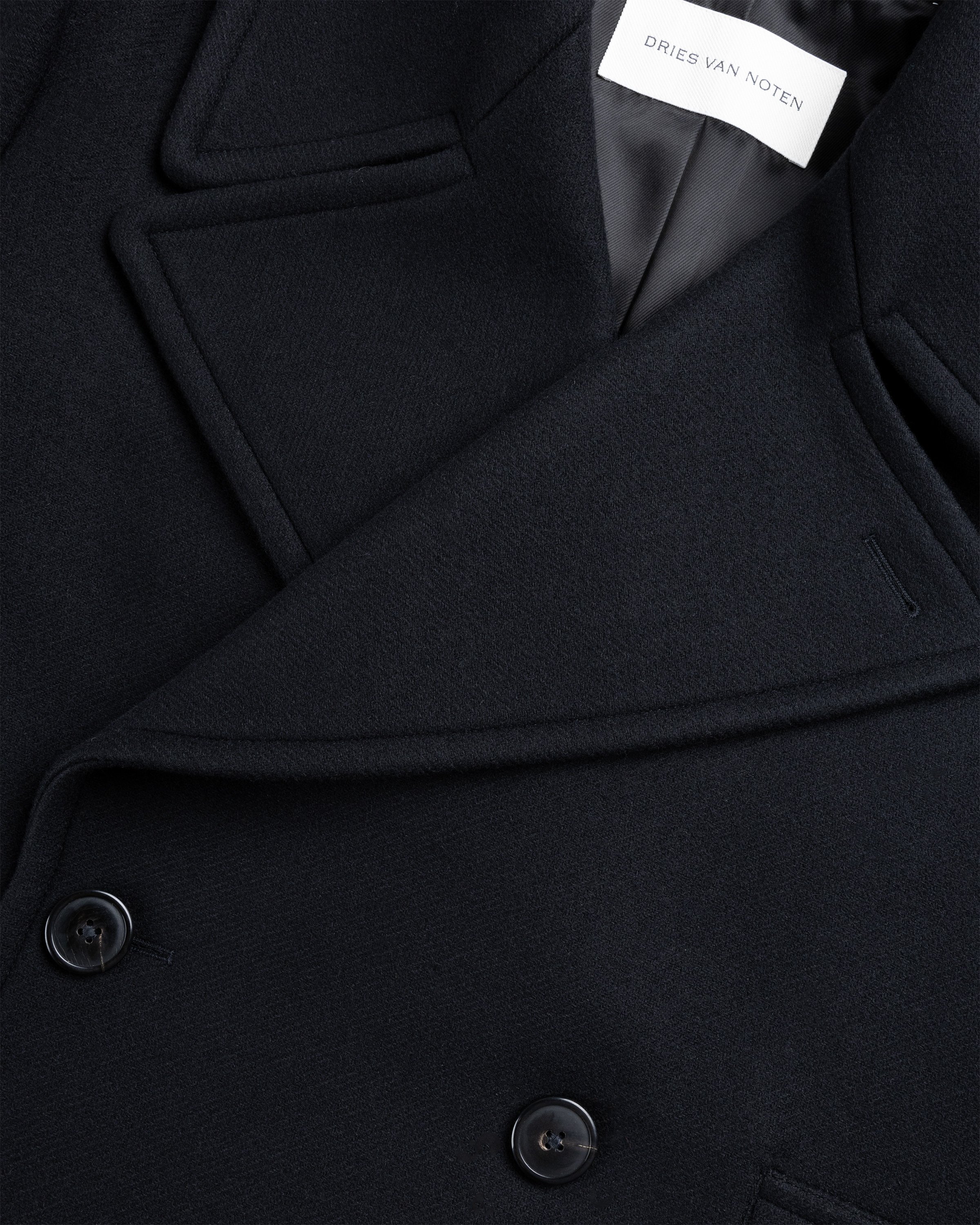 Dries van Noten - Raven Coat Black - Clothing - Black - Image 5