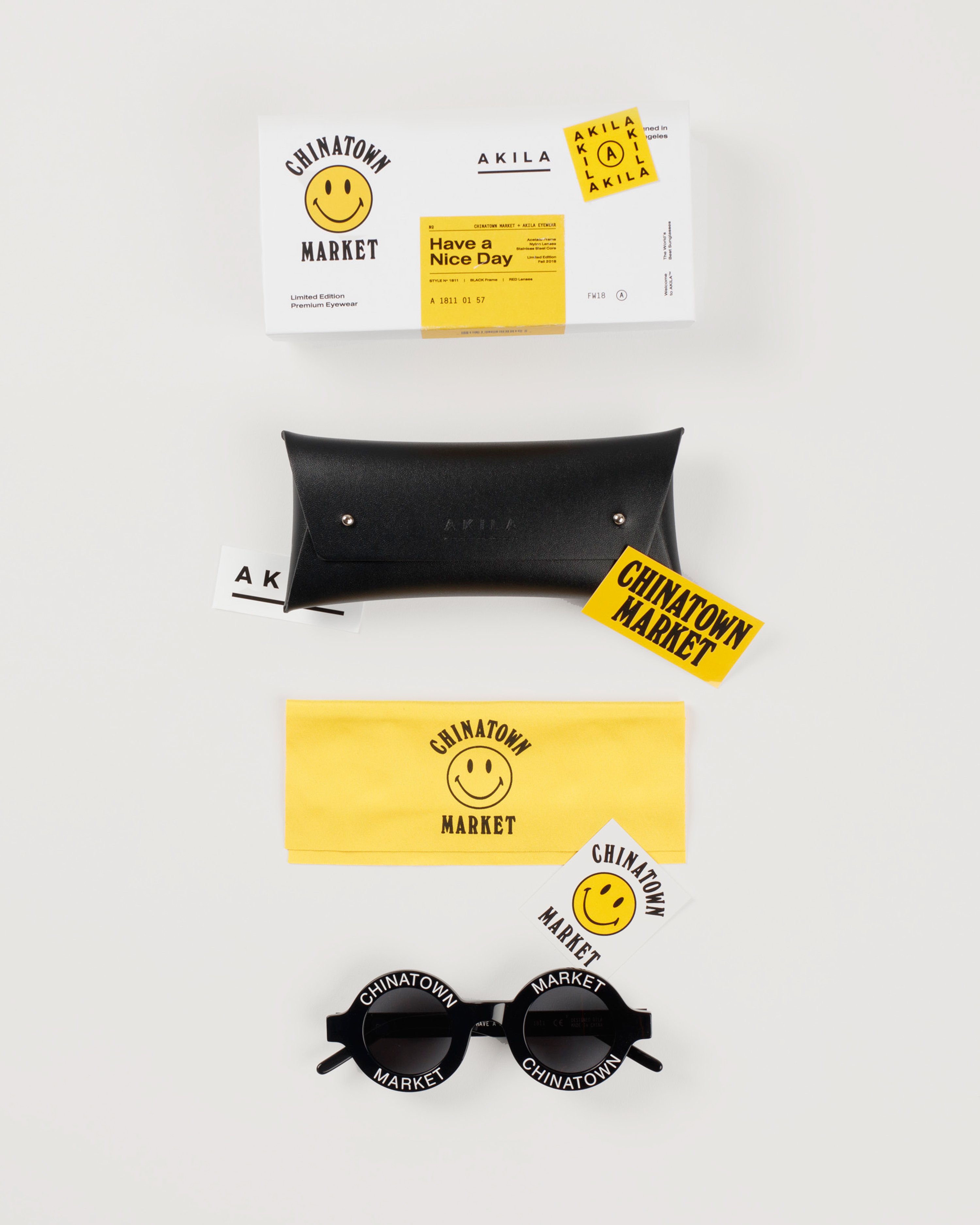 Market - Black Akila Sunglasses - Accessories - Black - Image 5