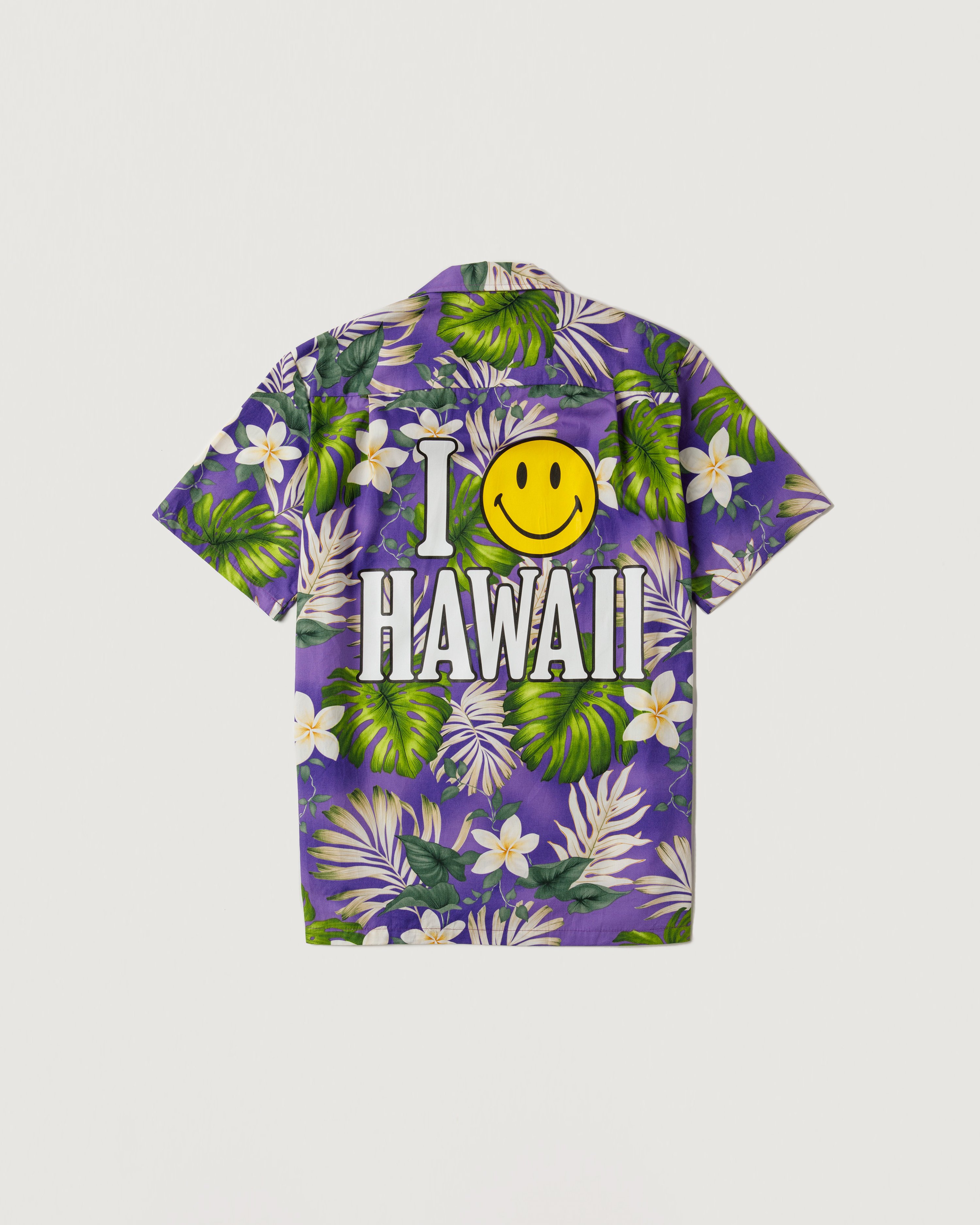 Market - Purple Smiley Hawaiian Shirt - Clothing - Purple - Image 2