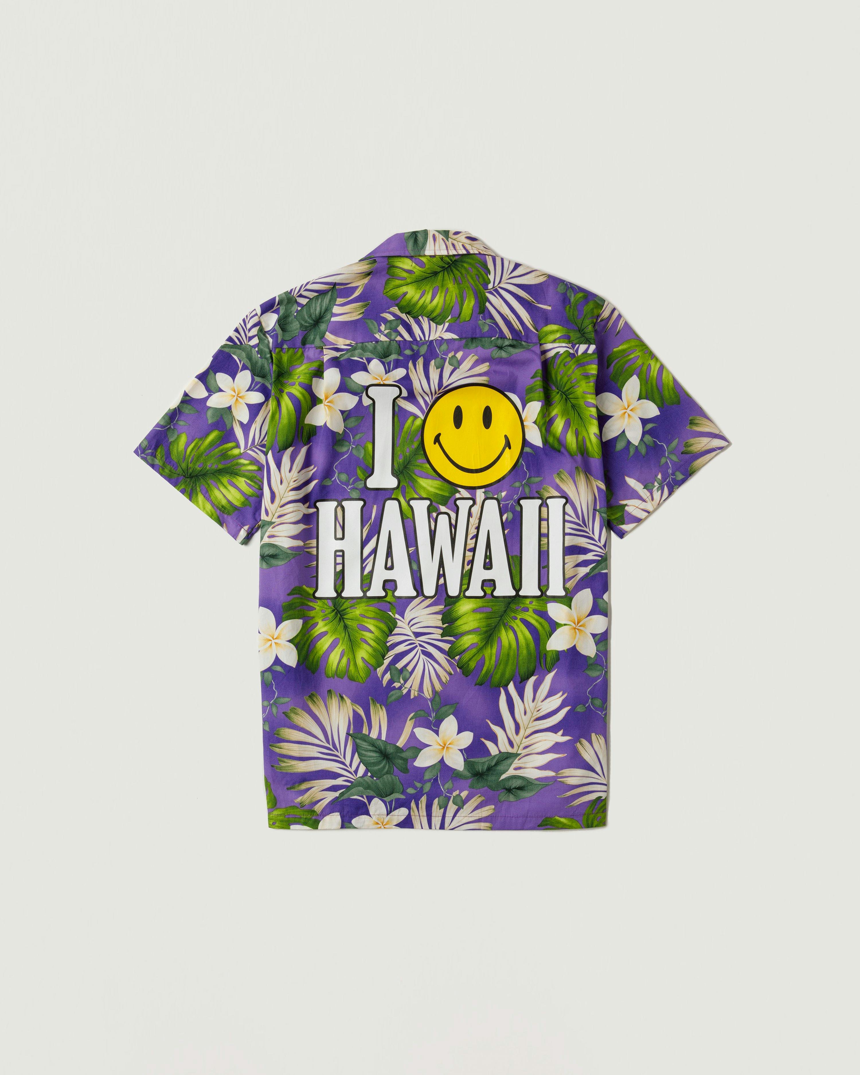 Market - Purple Smiley Hawaiian Shirt - Clothing - Purple - Image 2