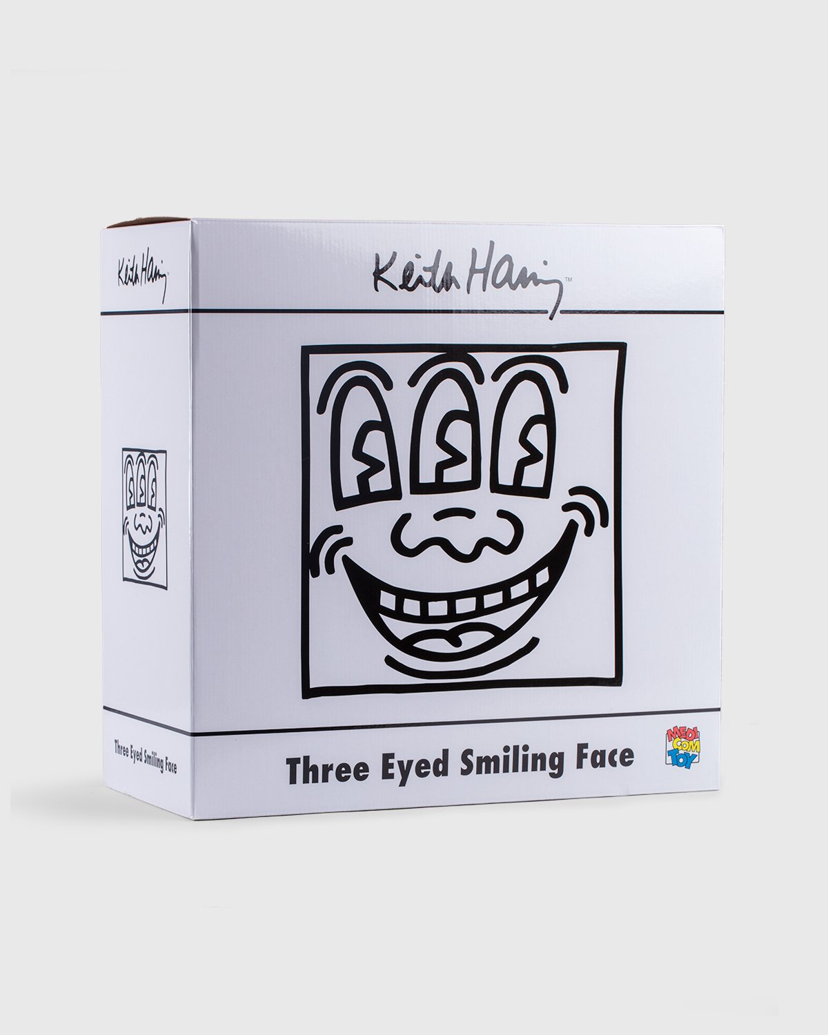Medicom - Keith Haring Three Eyed Smiling Face Statue White - Lifestyle - White - Image 5