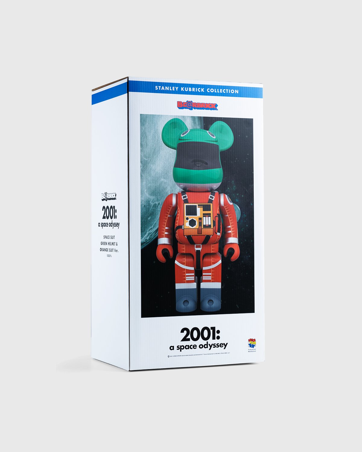 Medicom - Be@rbrick Space Suit Green Helmet & Orange Suit 1000% - Lifestyle - Orange - Image 7