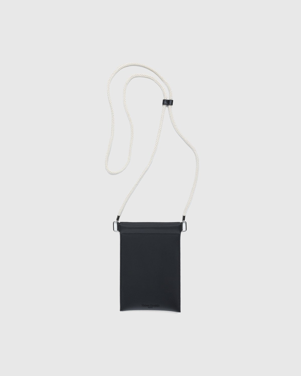 Maison Margiela - Rubber Leather Phone Case Black - Lifestyle - Black - Image 2