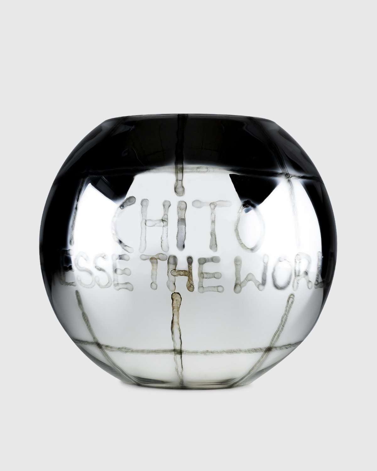 Chito x Christofle x Highsnobiety - Hand Painted Uni Vase Large 2 - Lifestyle - Silver - Image 2