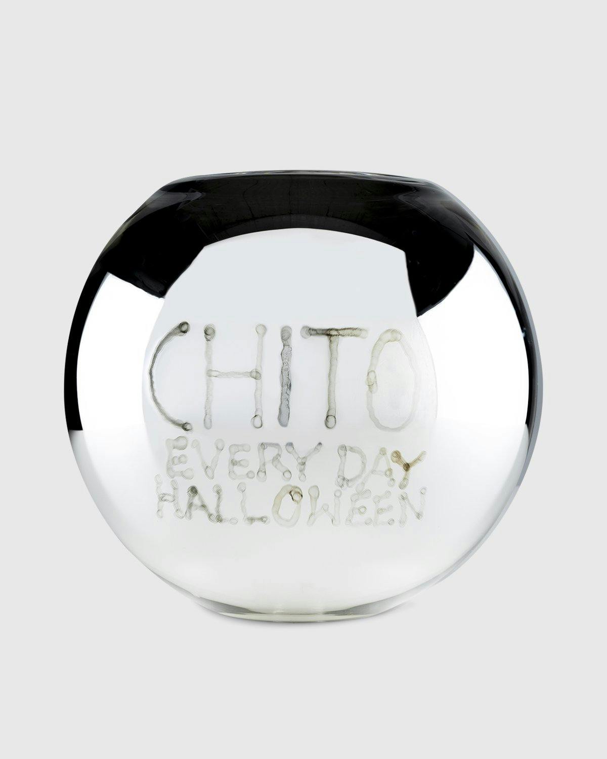 Chito x Christofle x Highsnobiety - Hand Painted Uni Vase Large 1 - Lifestyle - Silver - Image 2