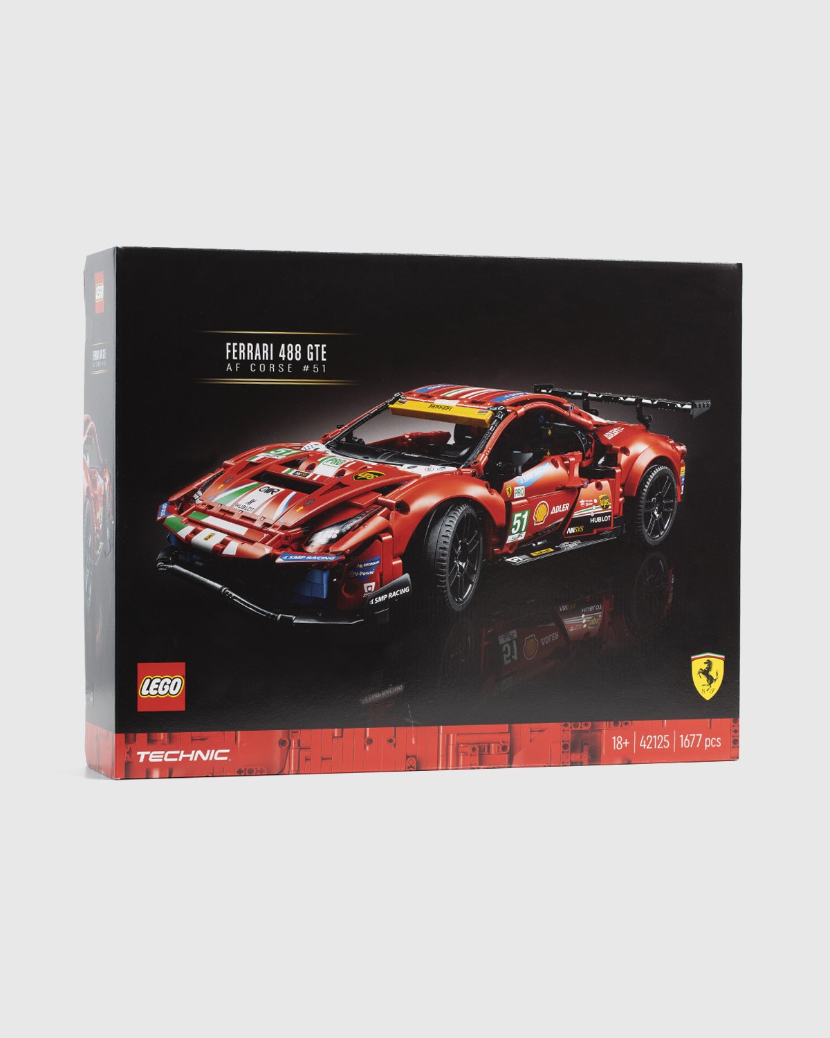 Lego - Technic Ferrari 488 GTE AF Corse 51 Red - Lifestyle - Red - Image 3