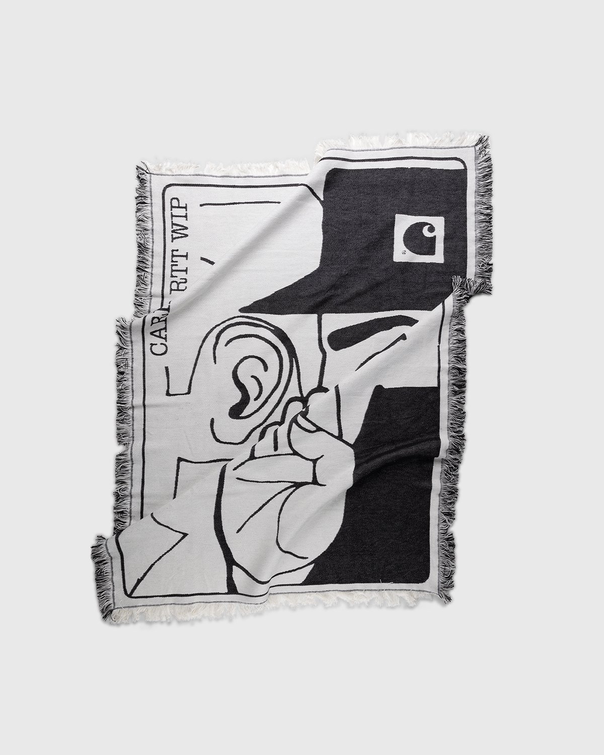 Carhartt WIP - Whisper Woven Blanket Wax Black - Lifestyle - White - Image 2