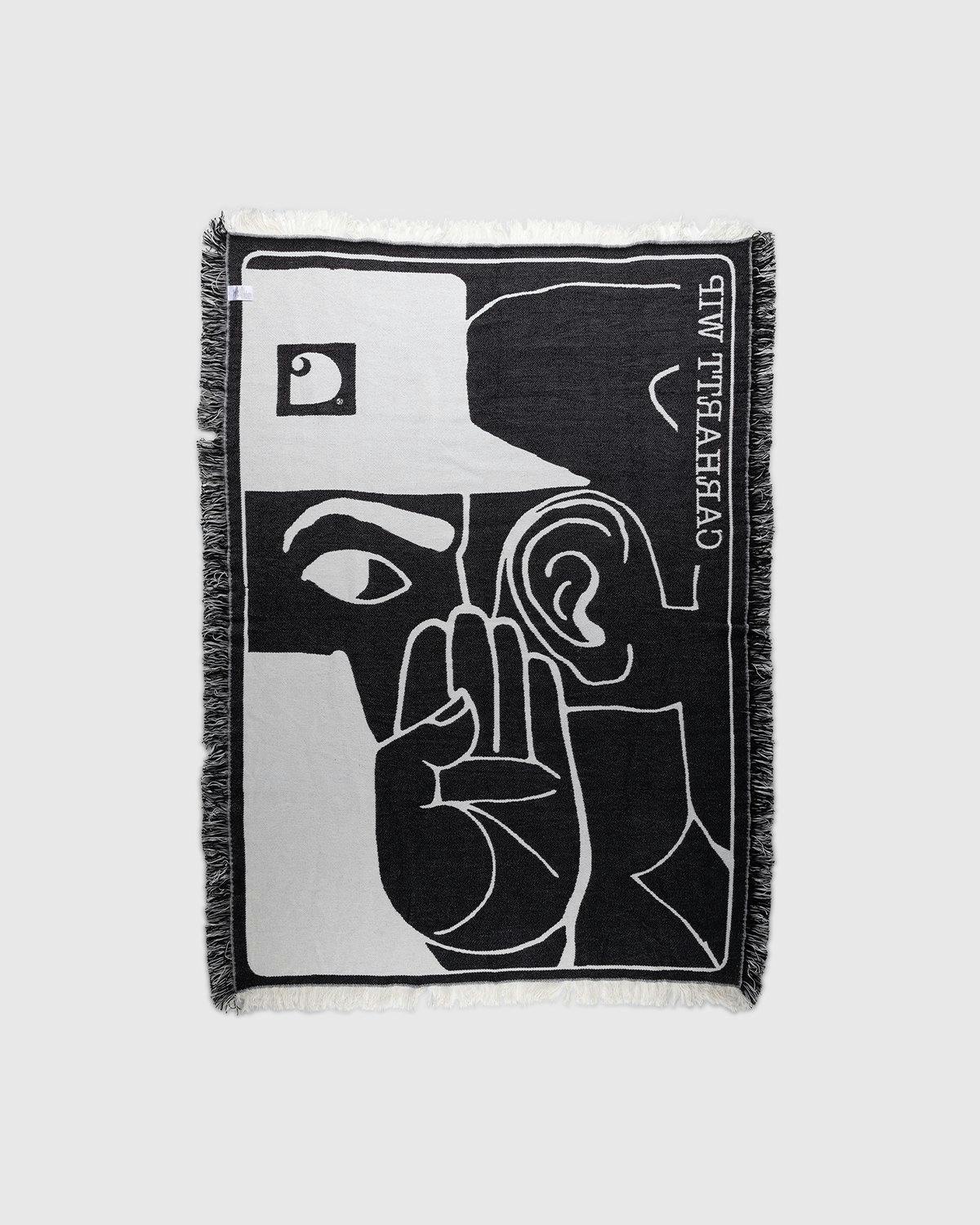 Carhartt WIP - Whisper Woven Blanket Wax Black - Lifestyle - White - Image 3