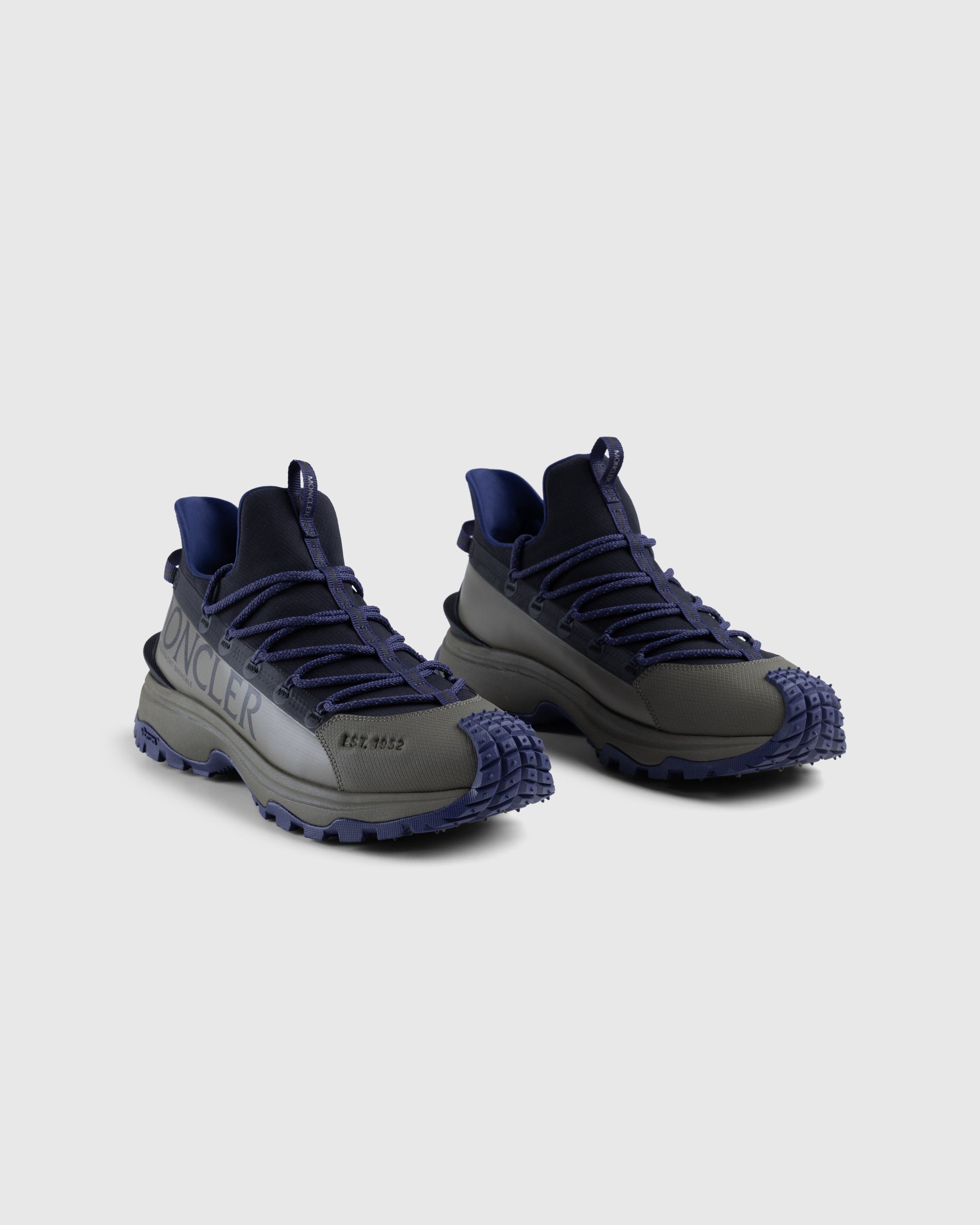 Moncler - Trailgrip Lite 2 Sneakers Blue/Olive Green - Footwear - Blue - Image 3