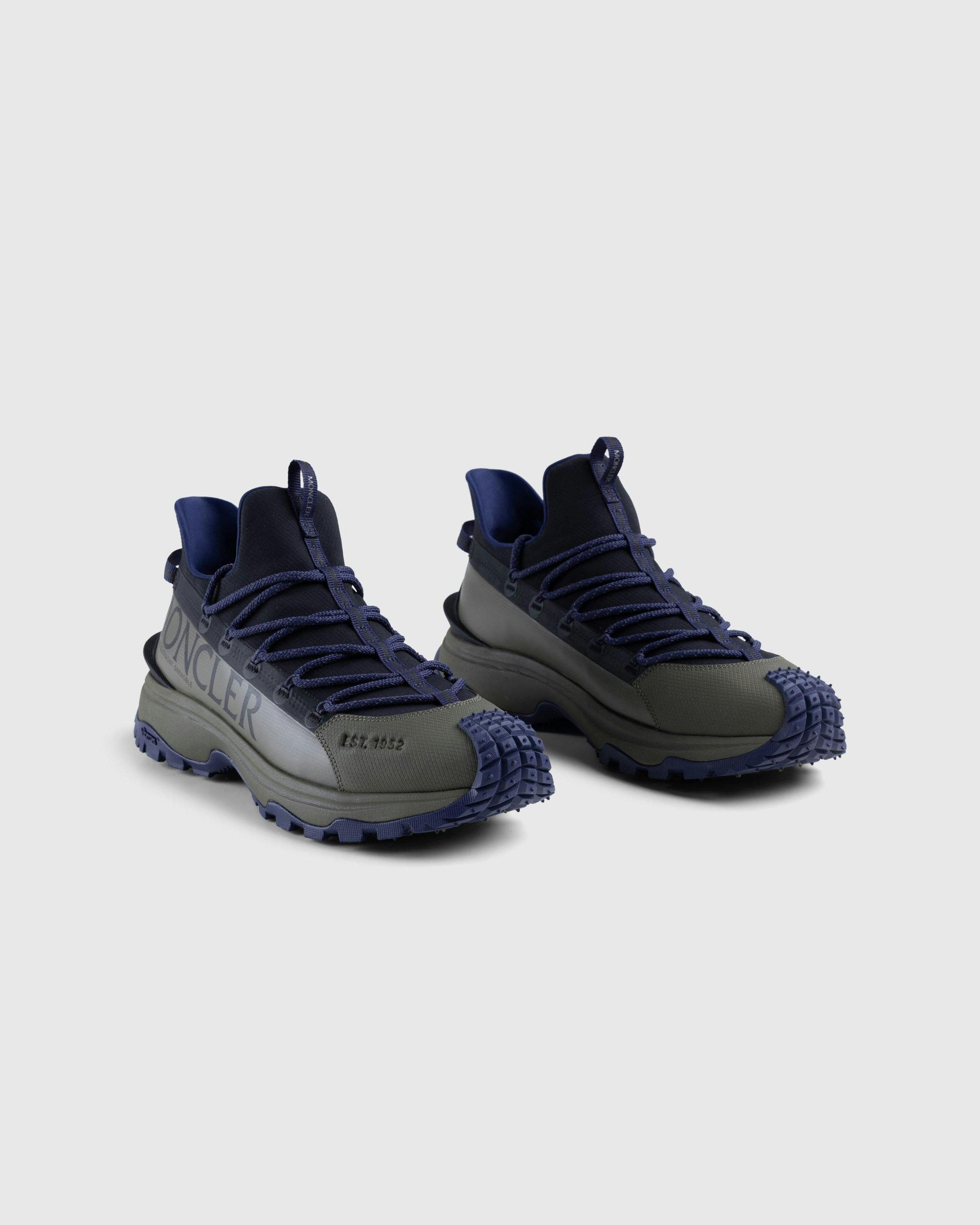 Moncler - Trailgrip Lite 2 Sneakers Blue/Olive Green - Footwear - Blue - Image 3