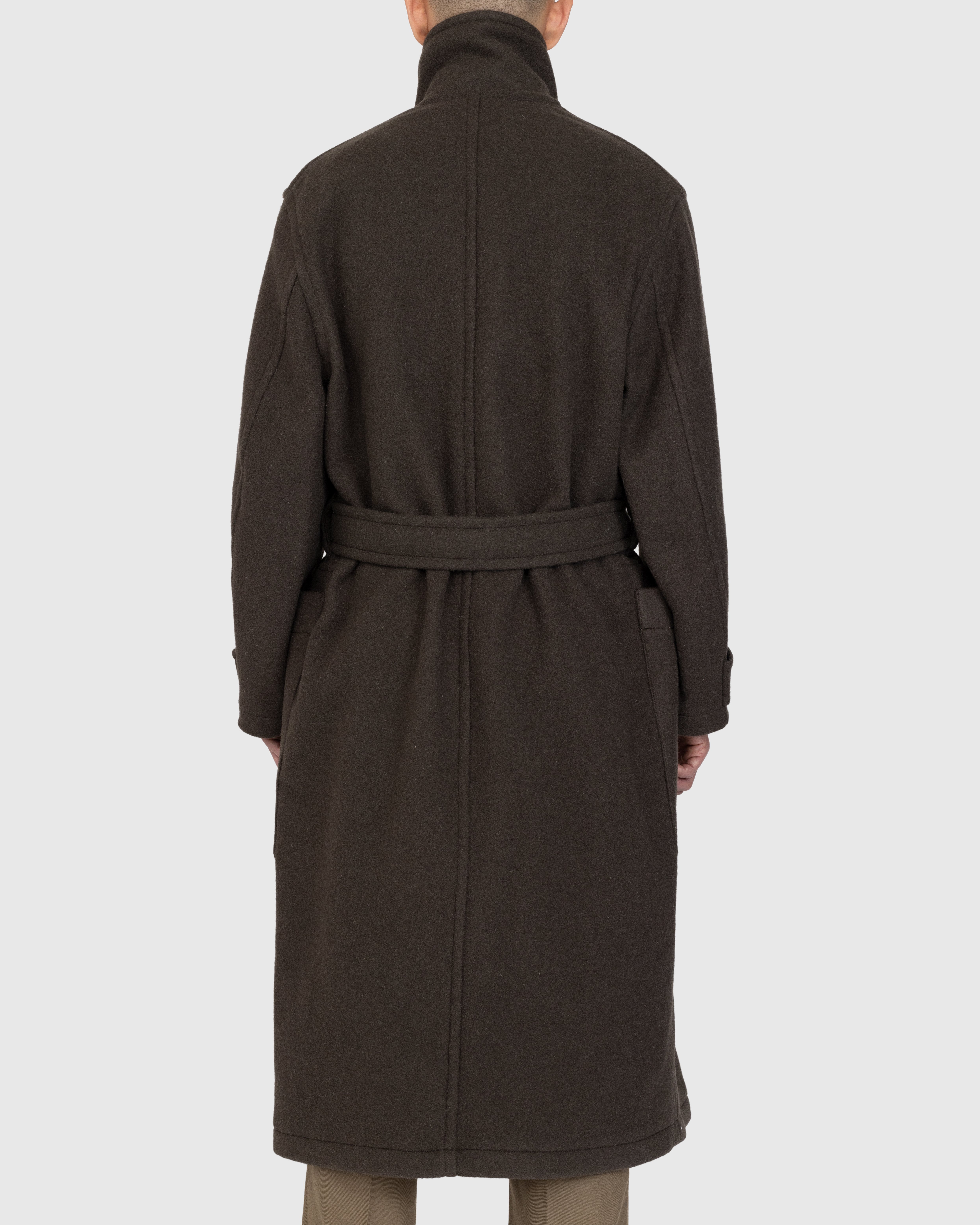 Lemaire - Wool Wrap Coat Green - Clothing - Green - Image 5