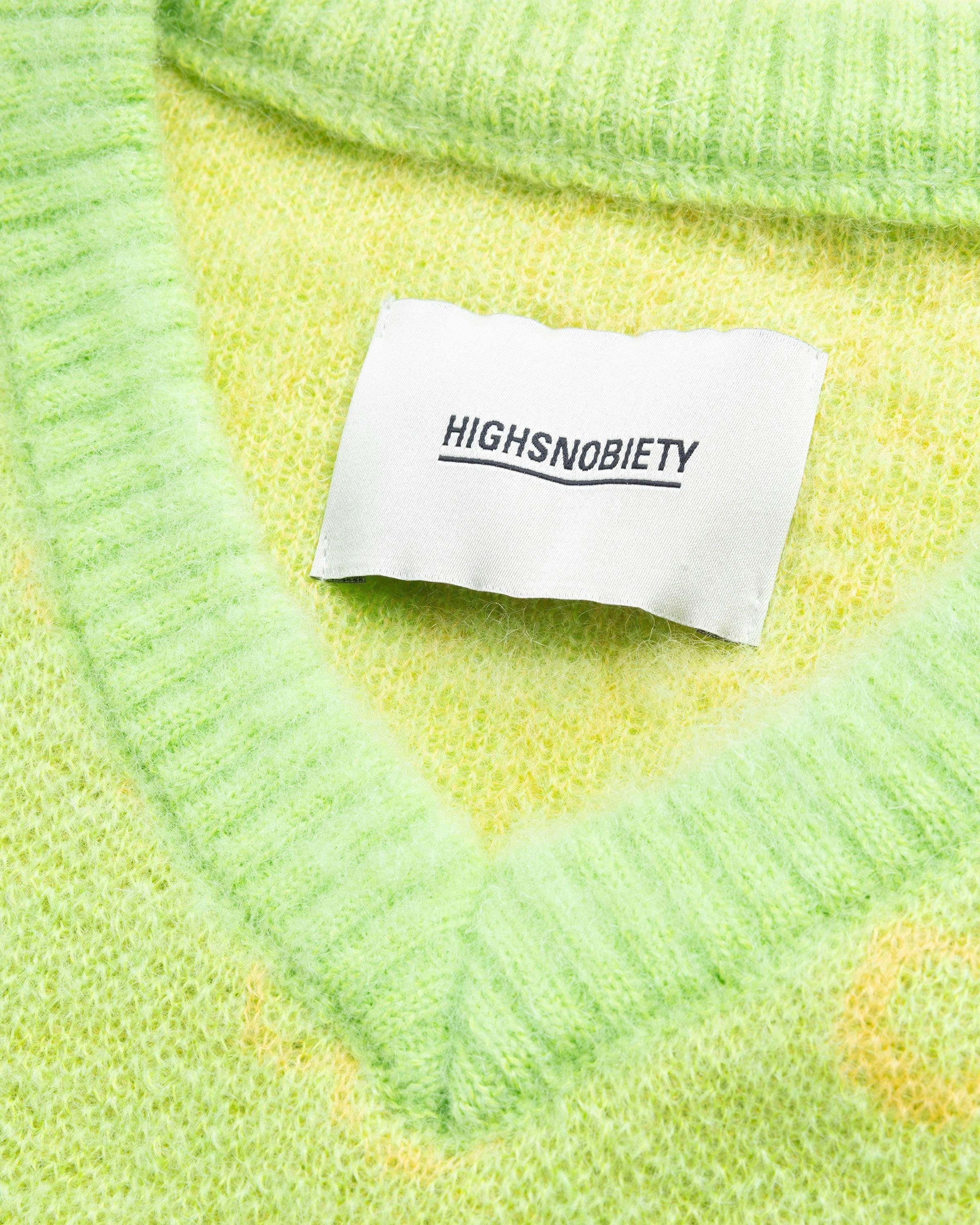 NTS x Highsnobiety - Alpaca Fuzzy Sweater Vest Green - Clothing - Green - Image 7