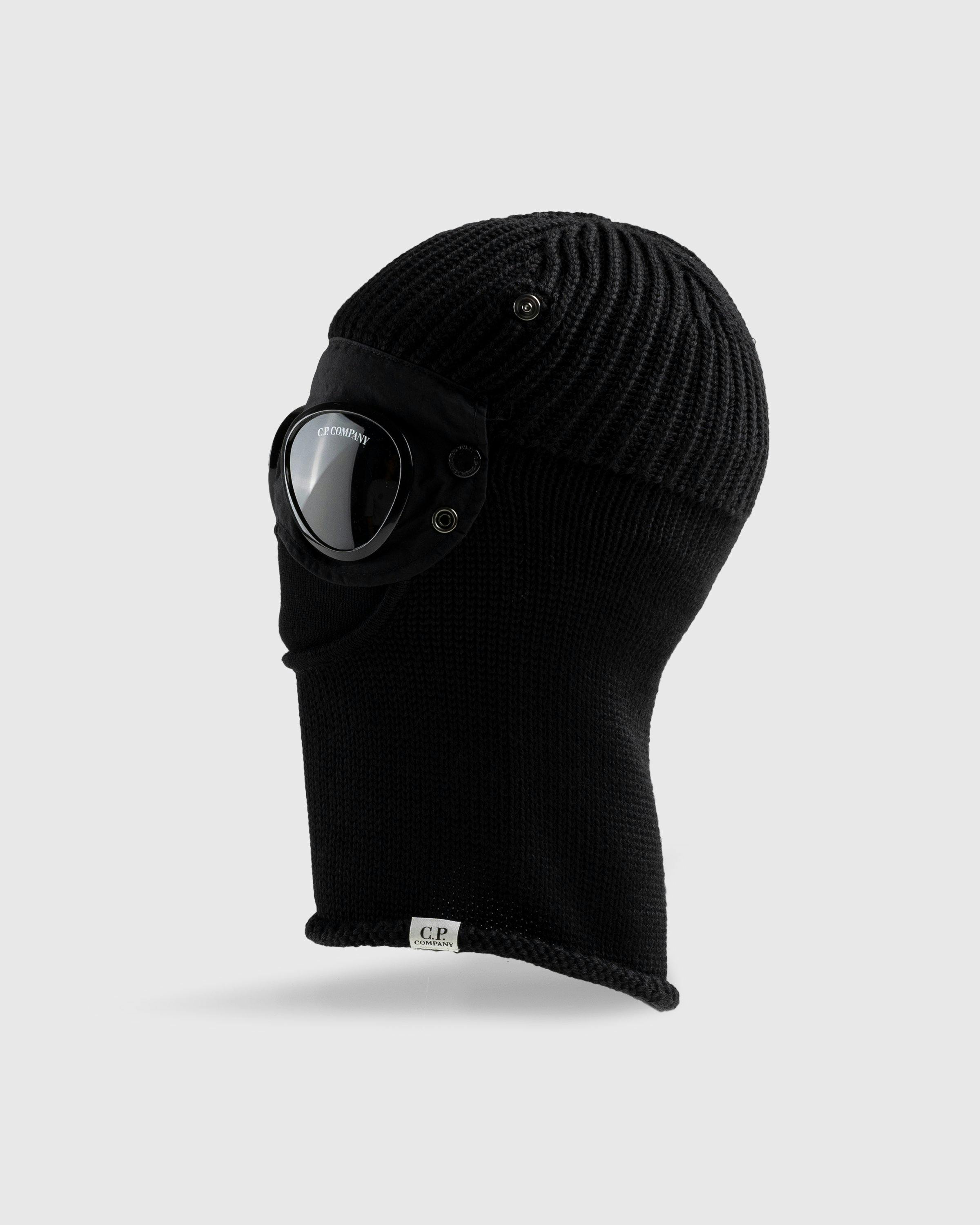 C.P. Company - Extra Fine Merino Wool Goggle Balaclava Black - Accessories - Black - Image 2