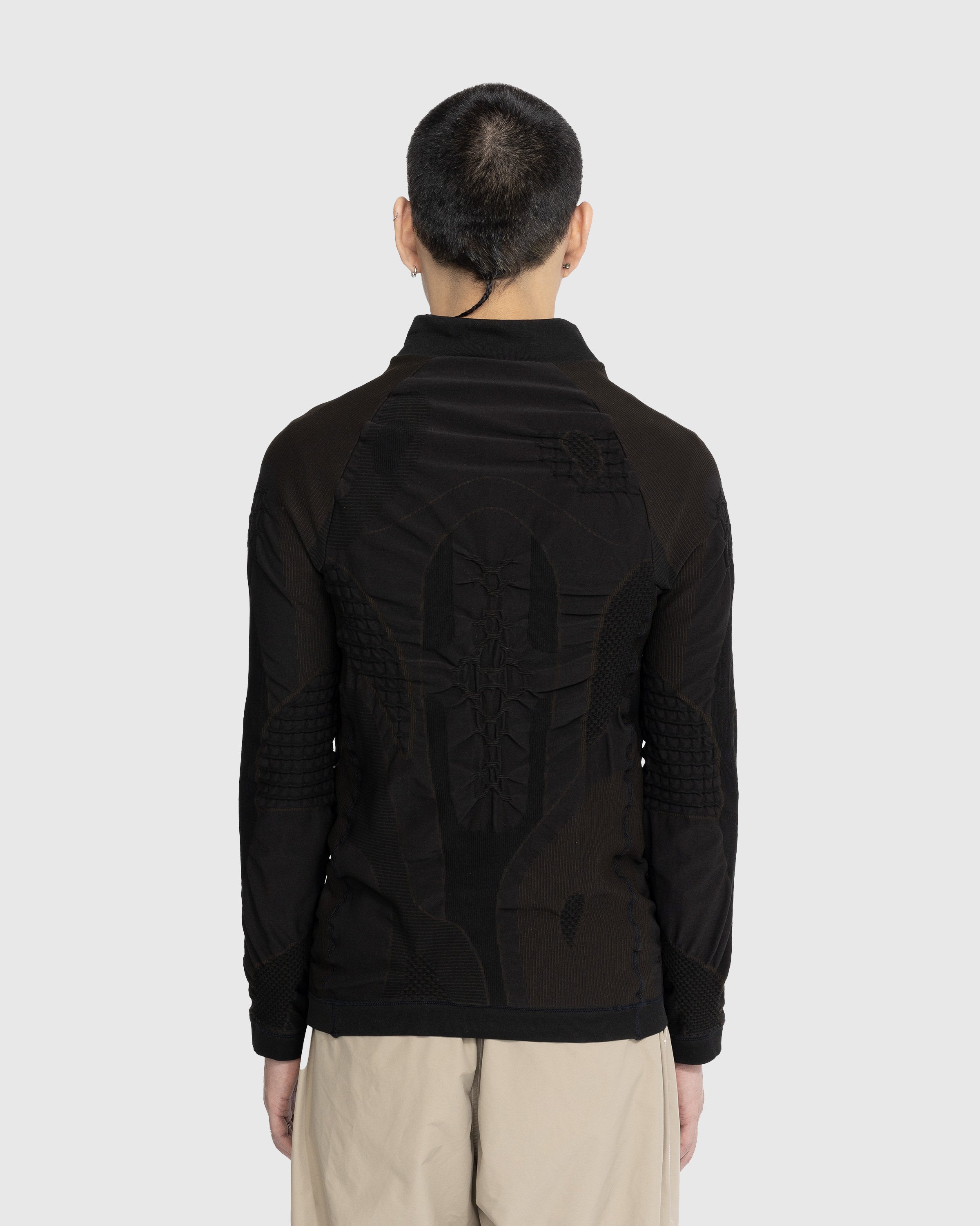 ROA - Half Zip 3D Knit Black - Clothing - Black - Image 3