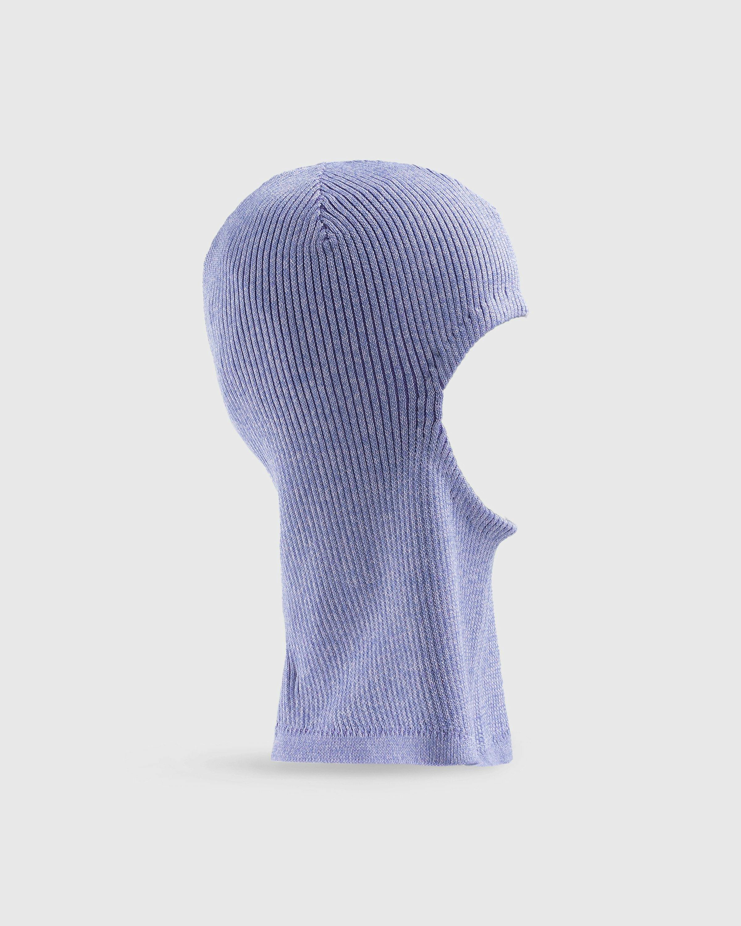 Acne Studios - Rib Knit Balaclava Purple - Accessories - Purple - Image 2