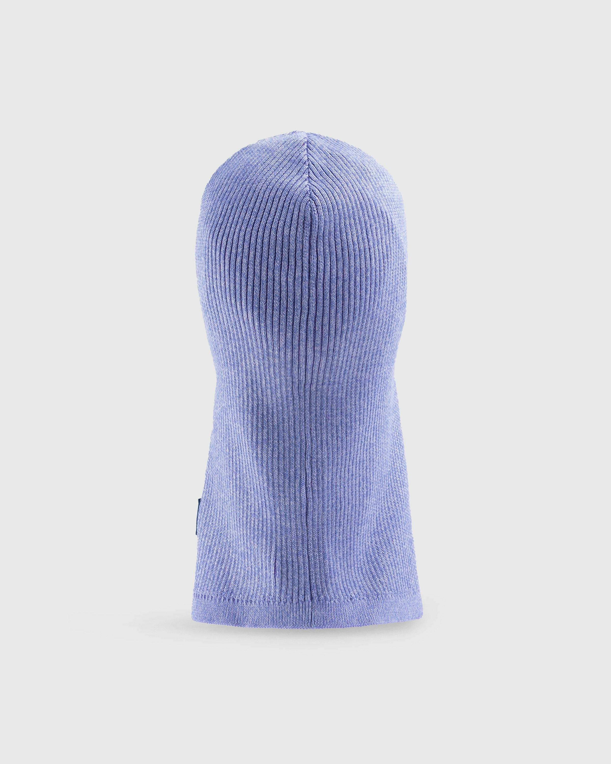 Acne Studios - Rib Knit Balaclava Purple - Accessories - Purple - Image 3