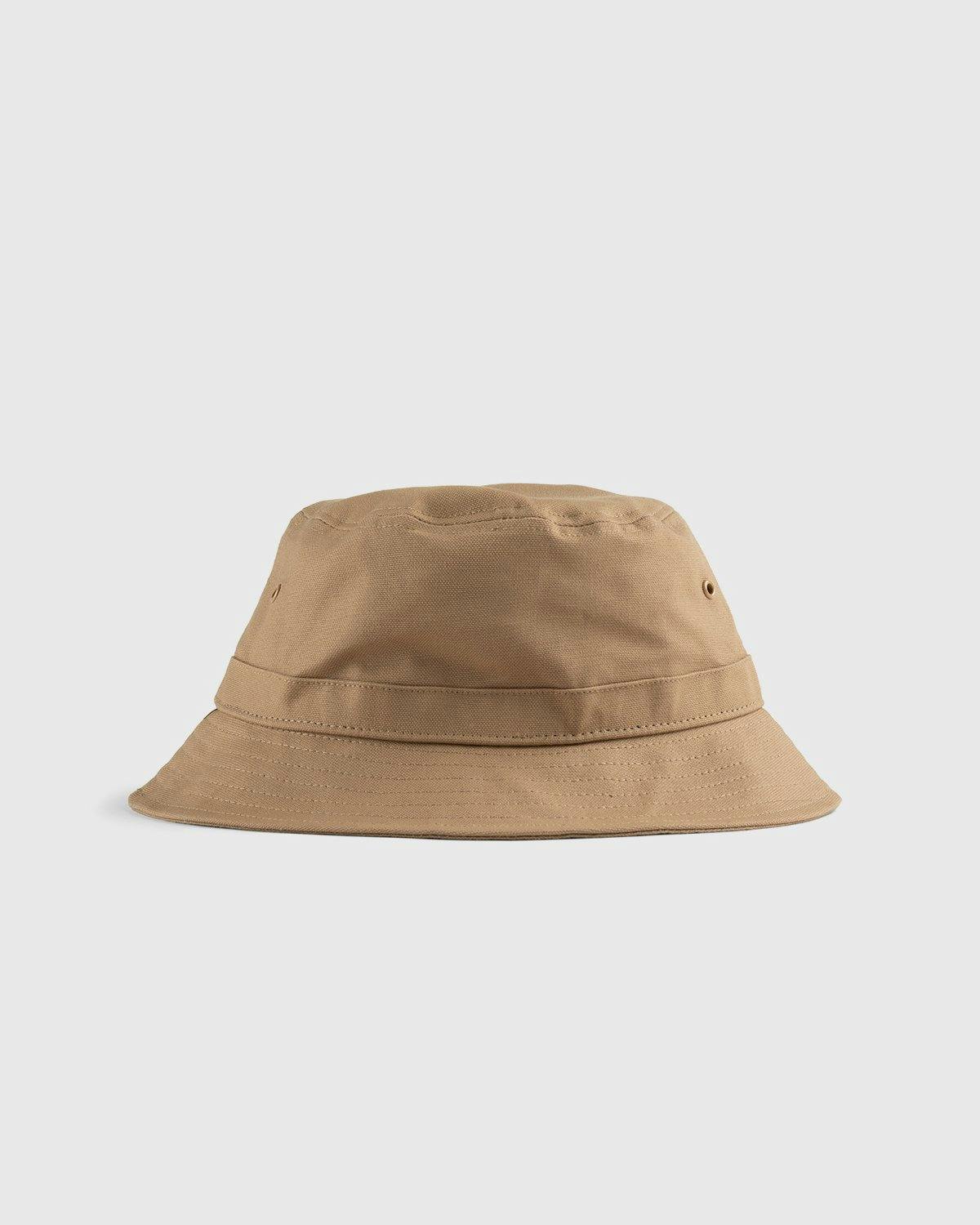 Carhartt WIP – Script Bucket Hat Nomad Hamilton Brown | Highsnobiety Shop