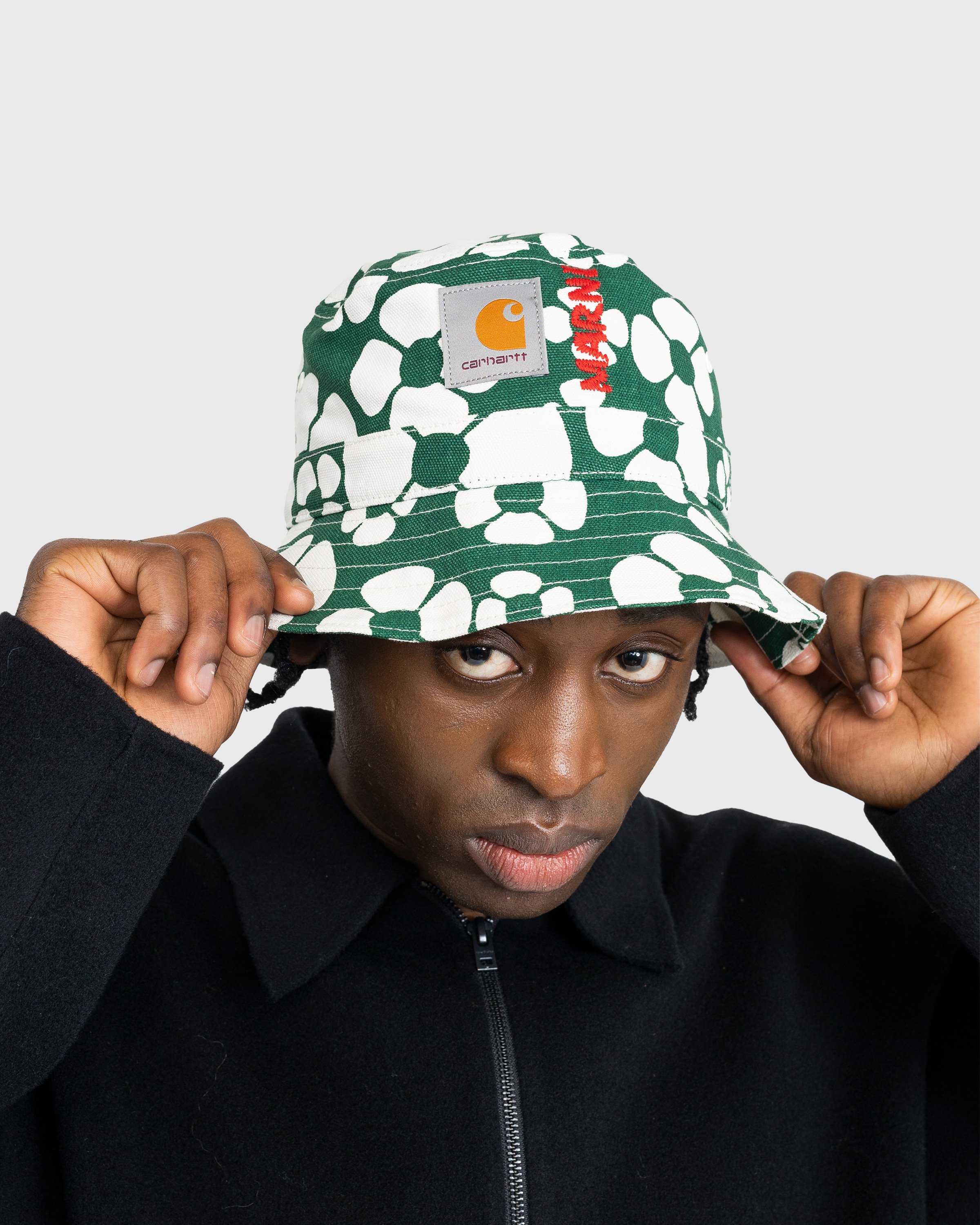 Marni x Carhartt WIP - Floral Bucket Hat Green - Accessories - Green - Image 4